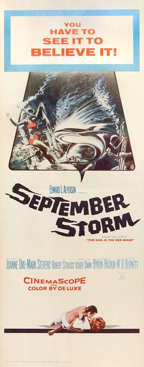 September Storm (1960) original movie poster for sale at Originalfilmart