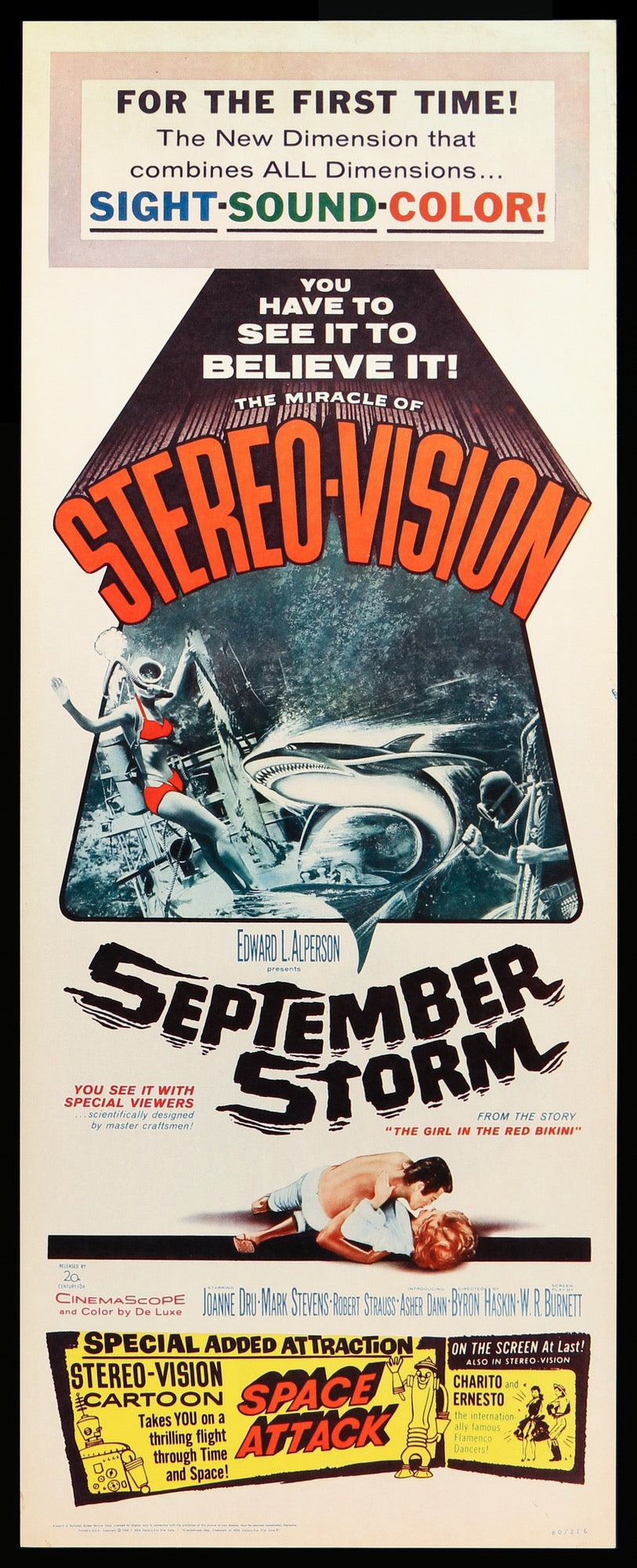 September Storm (1960) original movie poster for sale at Originalfilmart