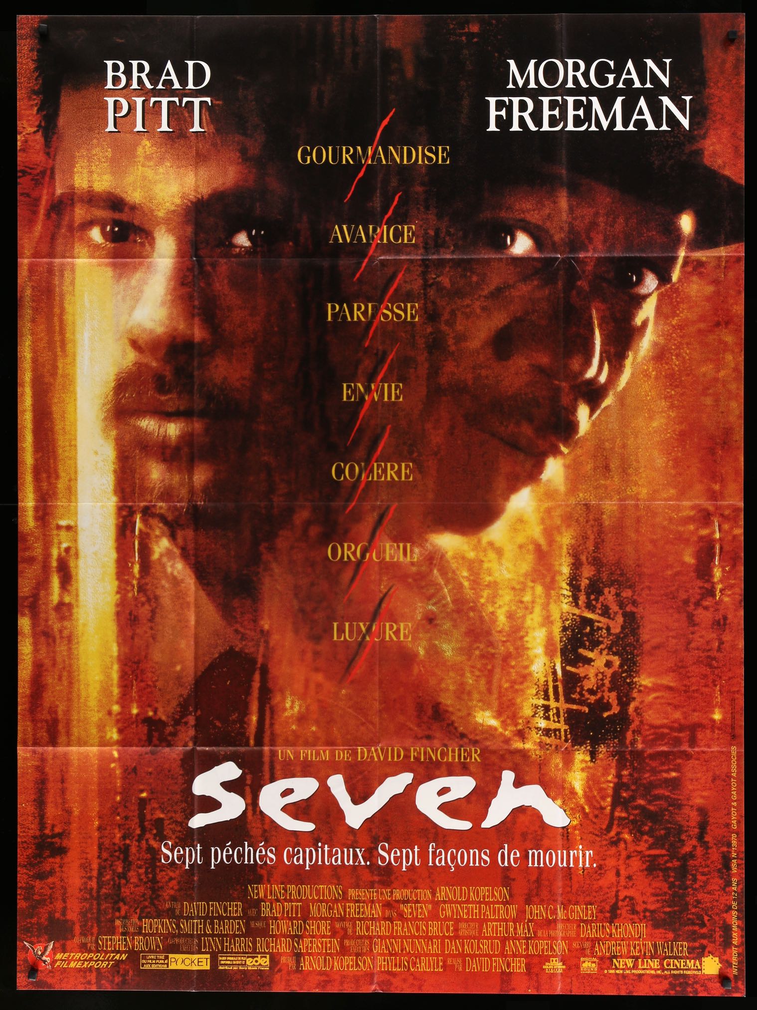Seven (1995) original movie poster for sale at Originalfilmart