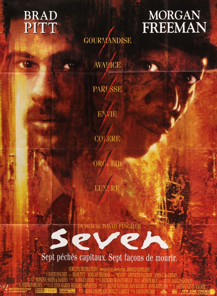 Seven (1995) original movie poster for sale at Originalfilmart