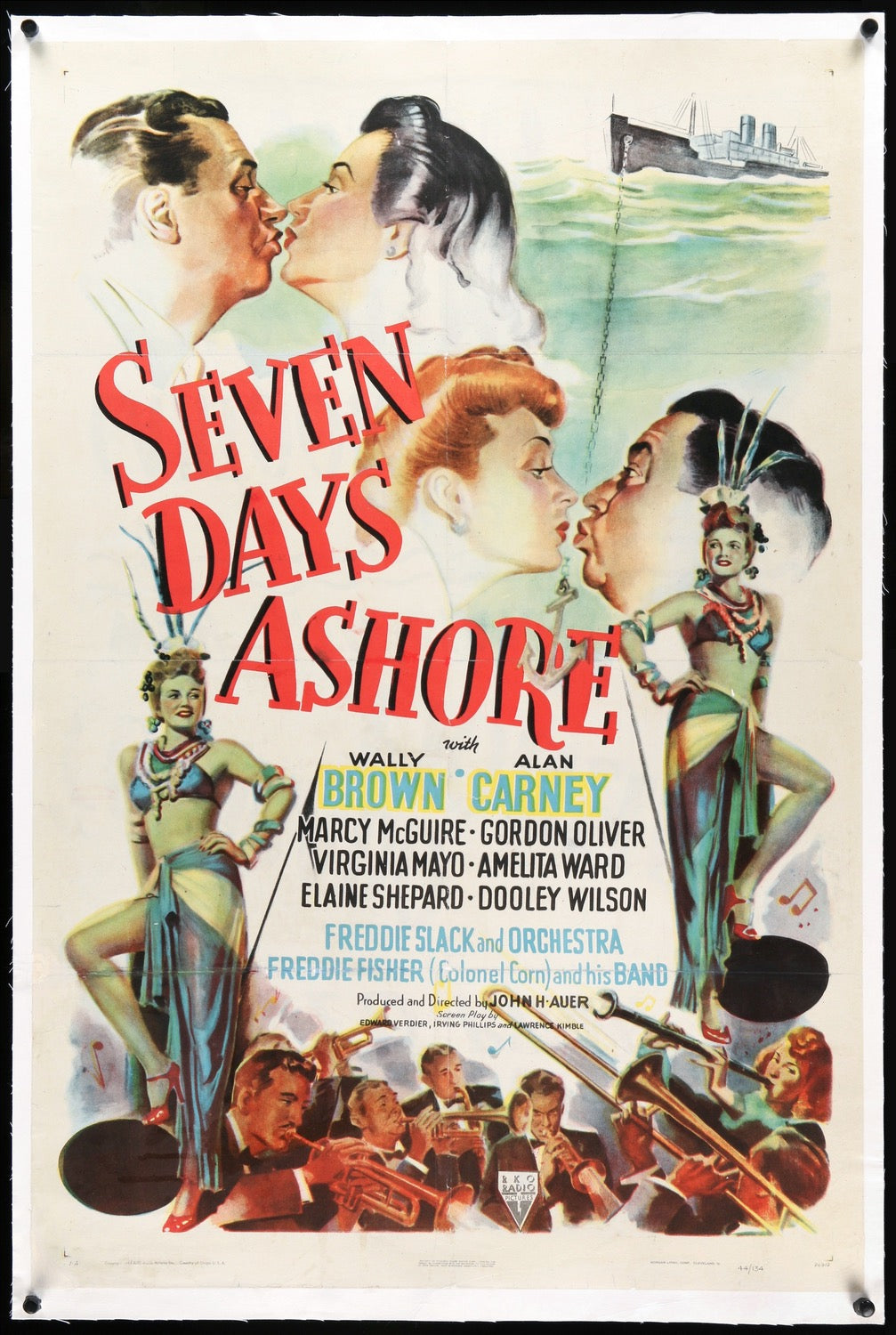 Seven Days Ashore (1944) original movie poster for sale at Originalfilmart
