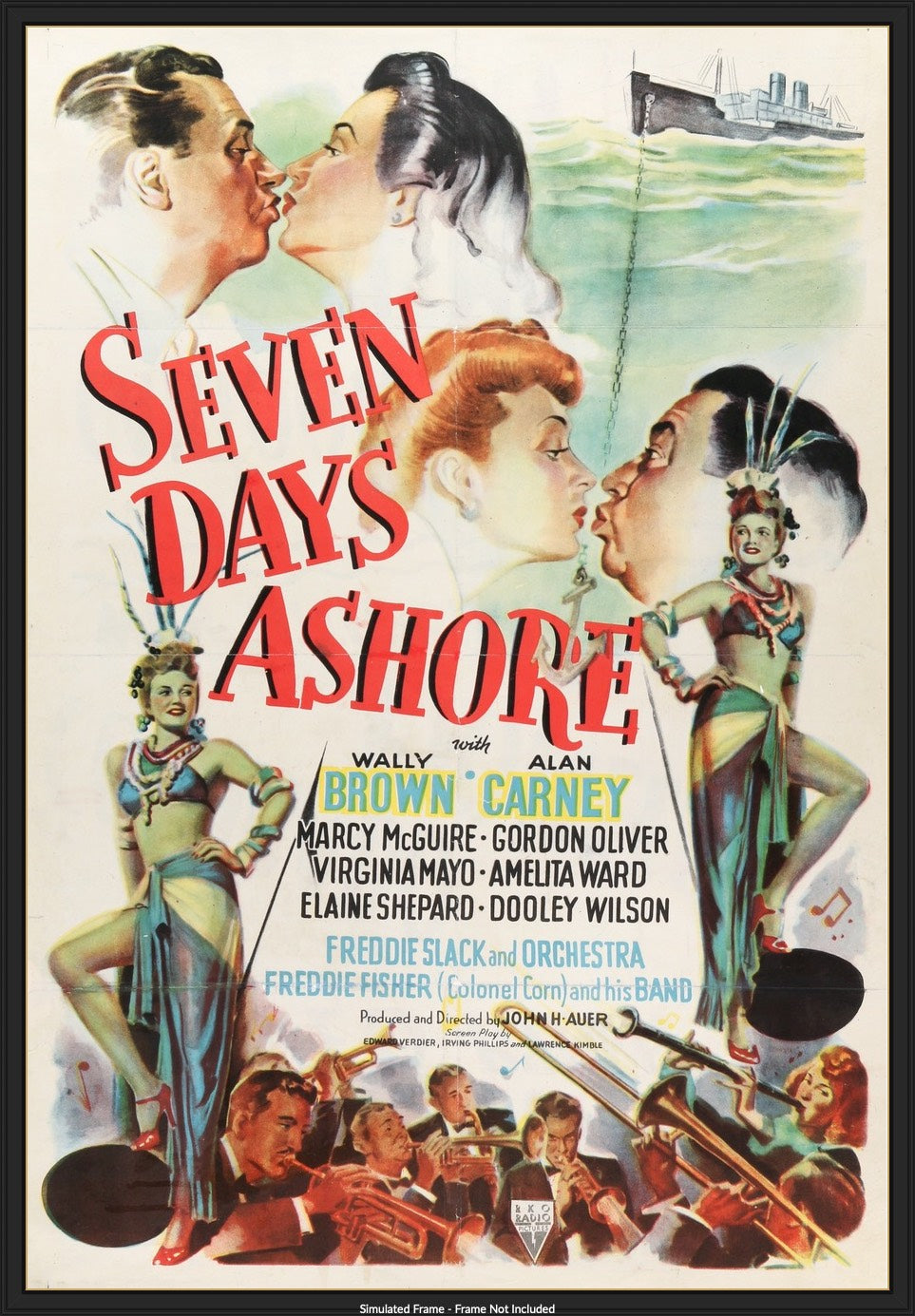 Seven Days Ashore (1944) original movie poster for sale at Originalfilmart