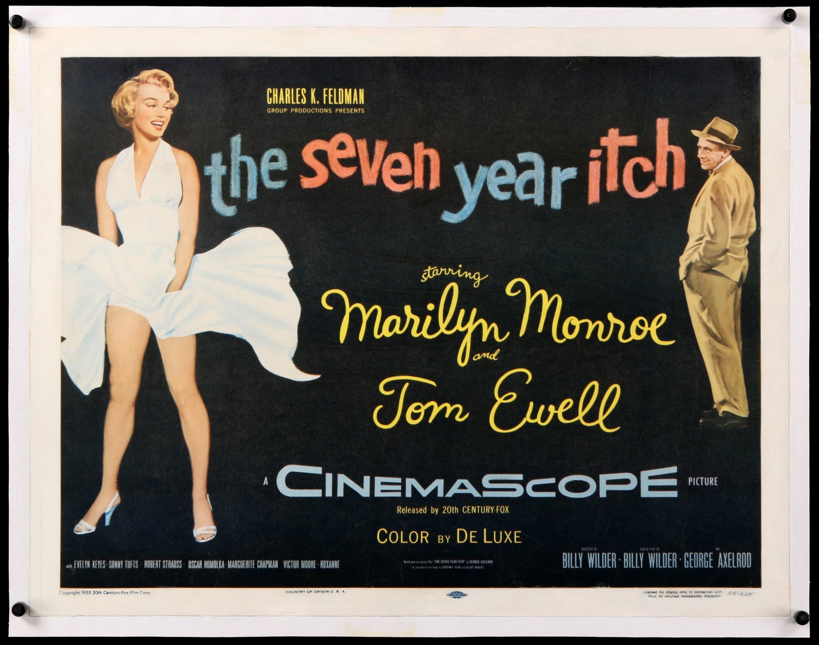 Seven Year Itch (1955) original movie poster for sale at Originalfilmart