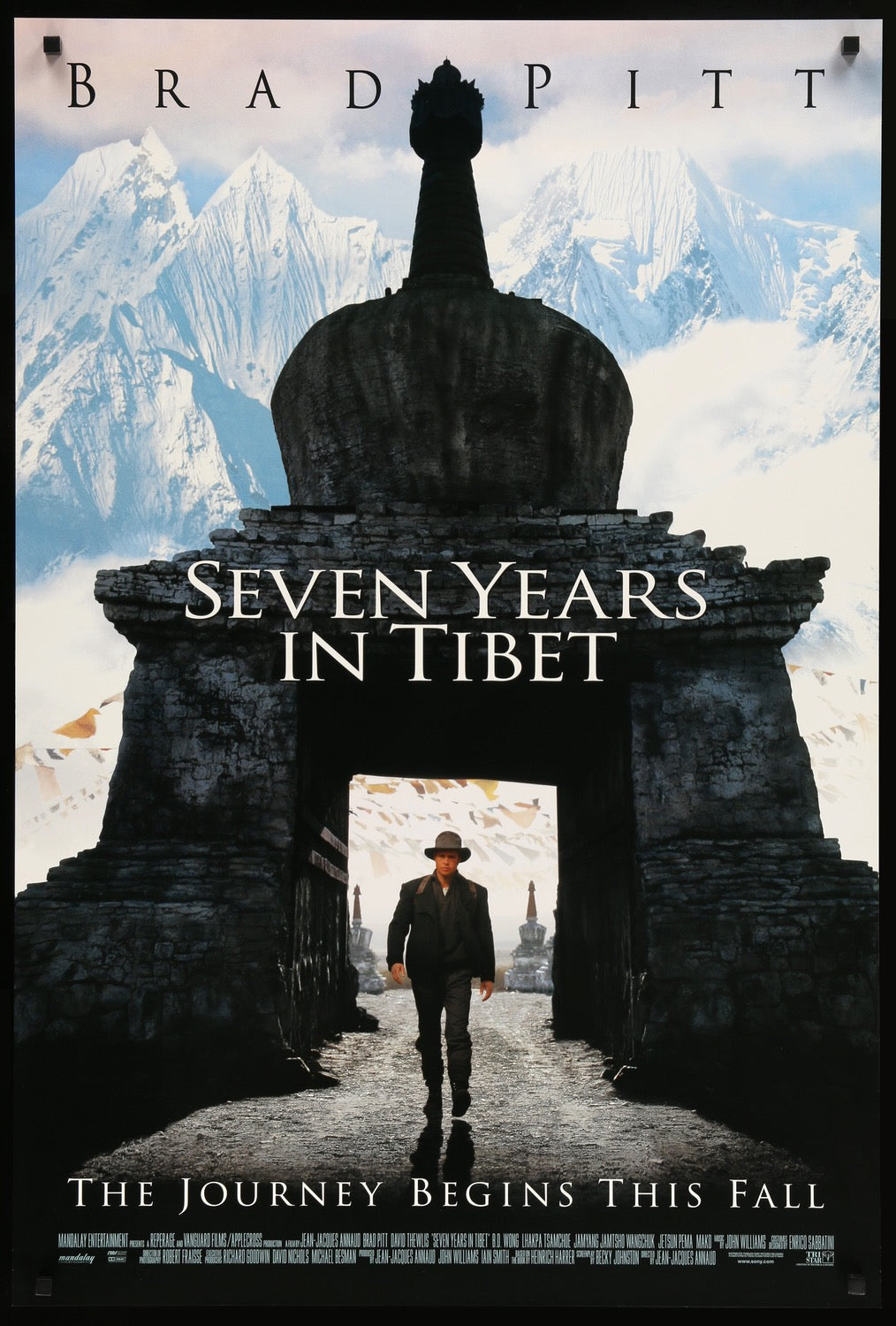 Seven Years in Tibet (1997) original movie poster for sale at Originalfilmart
