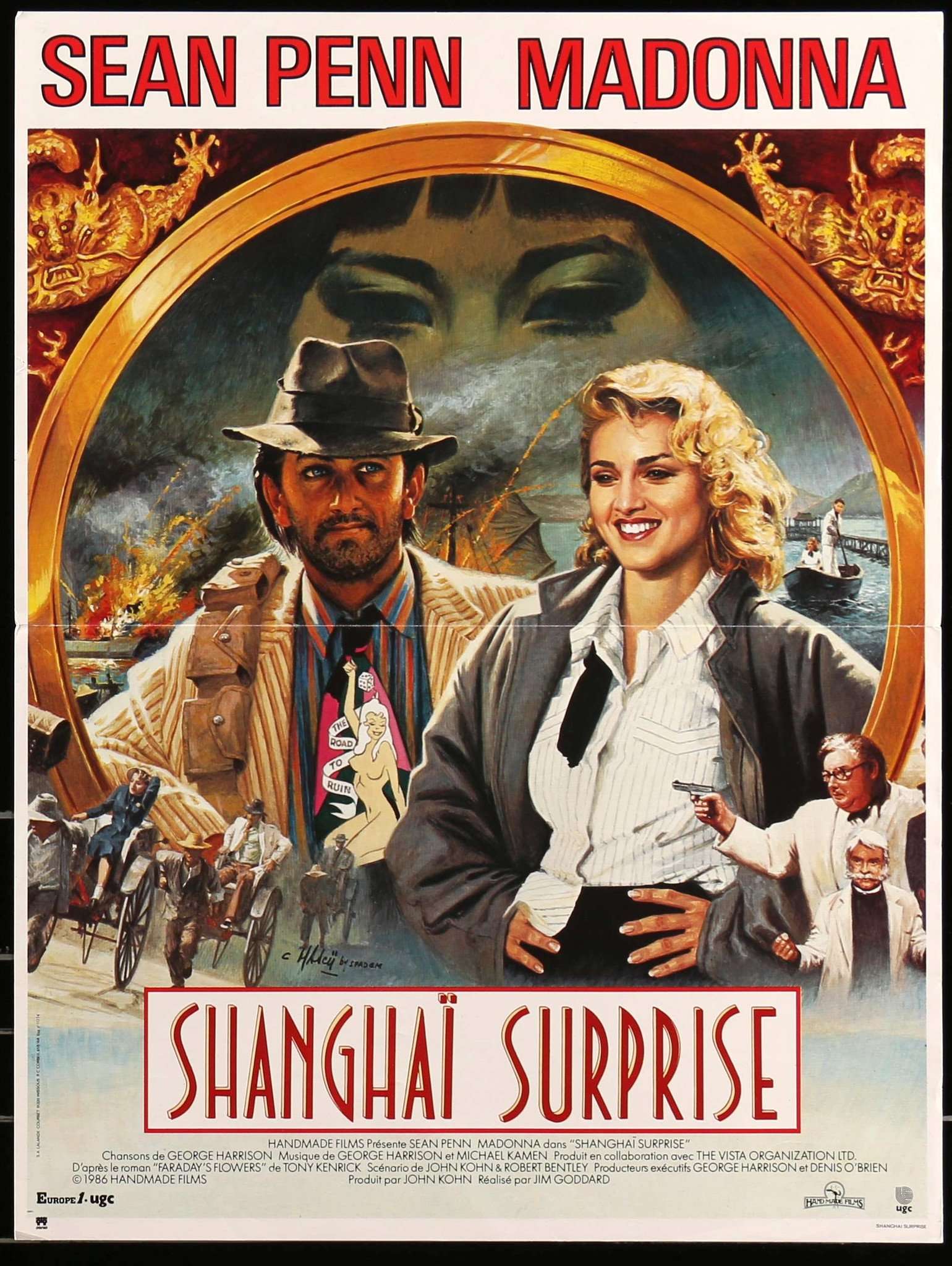 Shanghai Surprise (1986) original movie poster for sale at Originalfilmart