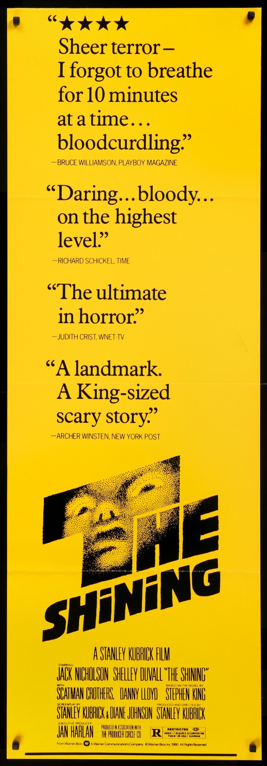 Shining (1980) original movie poster for sale at Originalfilmart