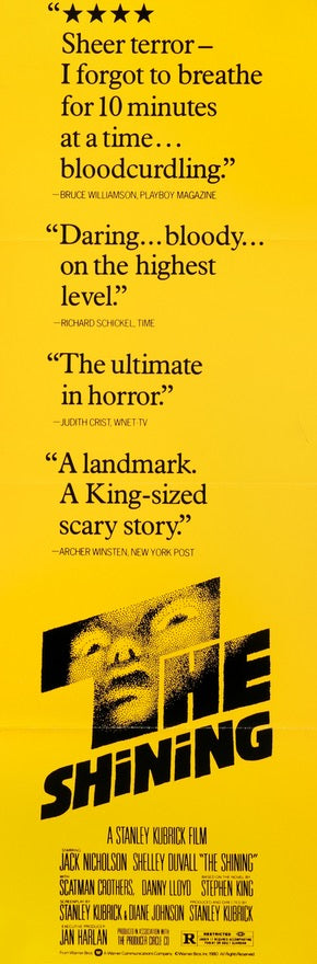 Shining (1980) original movie poster for sale at Originalfilmart
