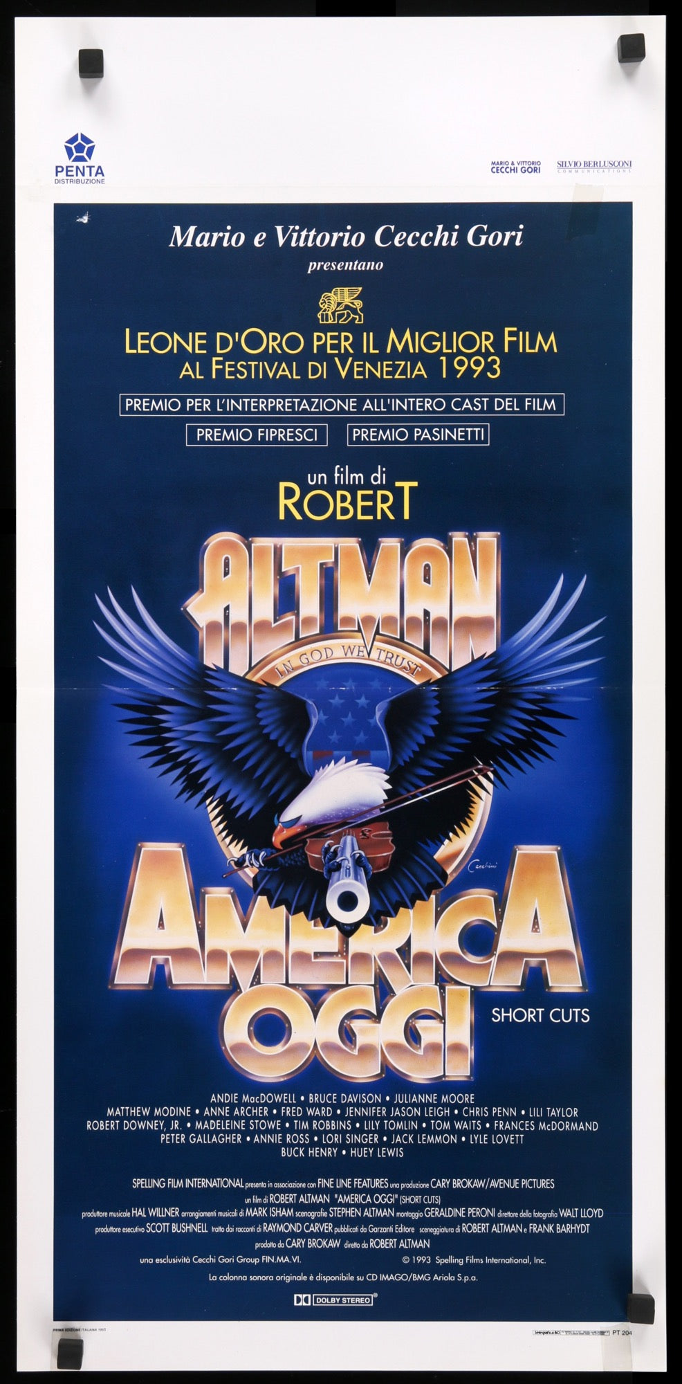 Short Cuts (1993) original movie poster for sale at Originalfilmart