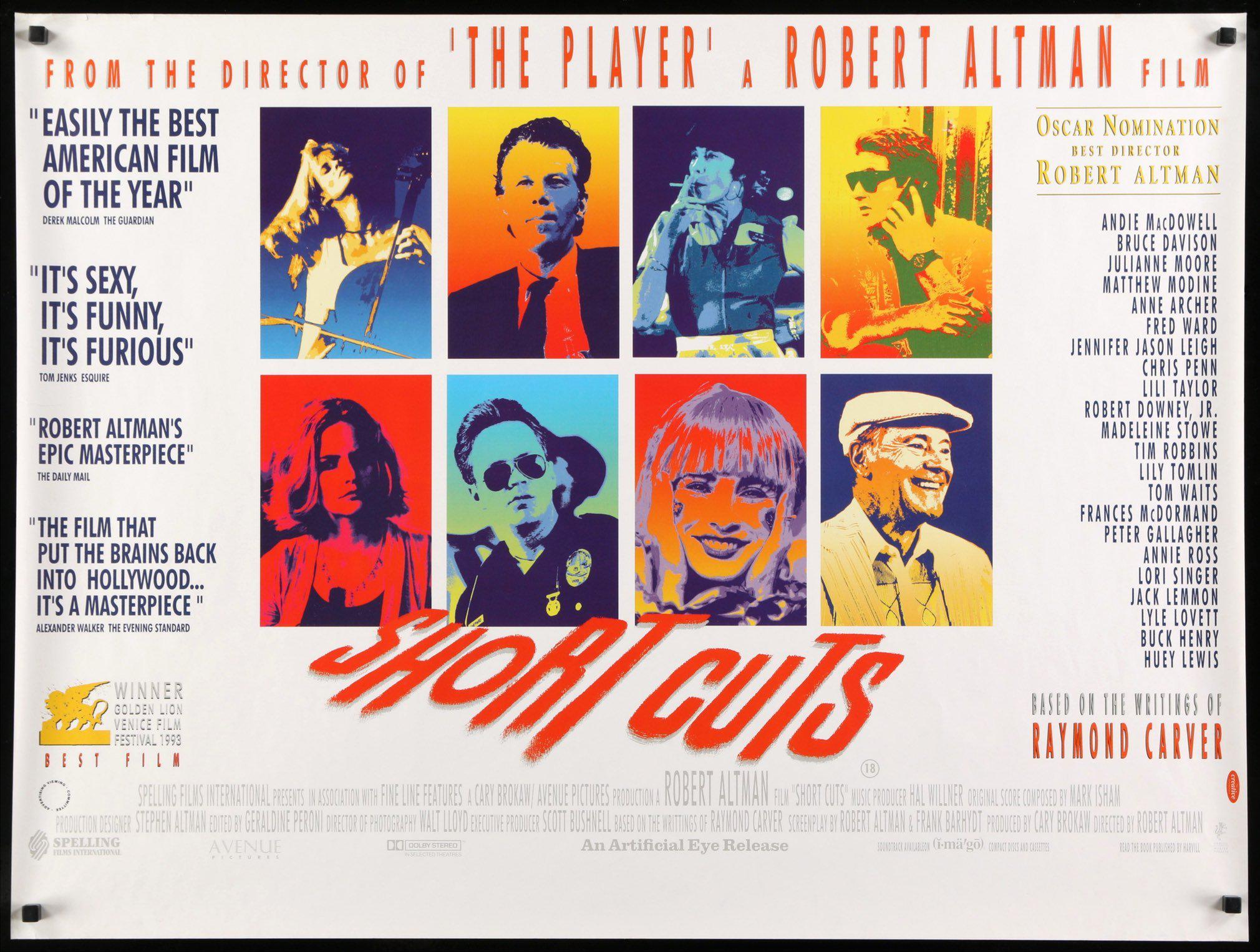 Short Cuts (1993) original movie poster for sale at Originalfilmart