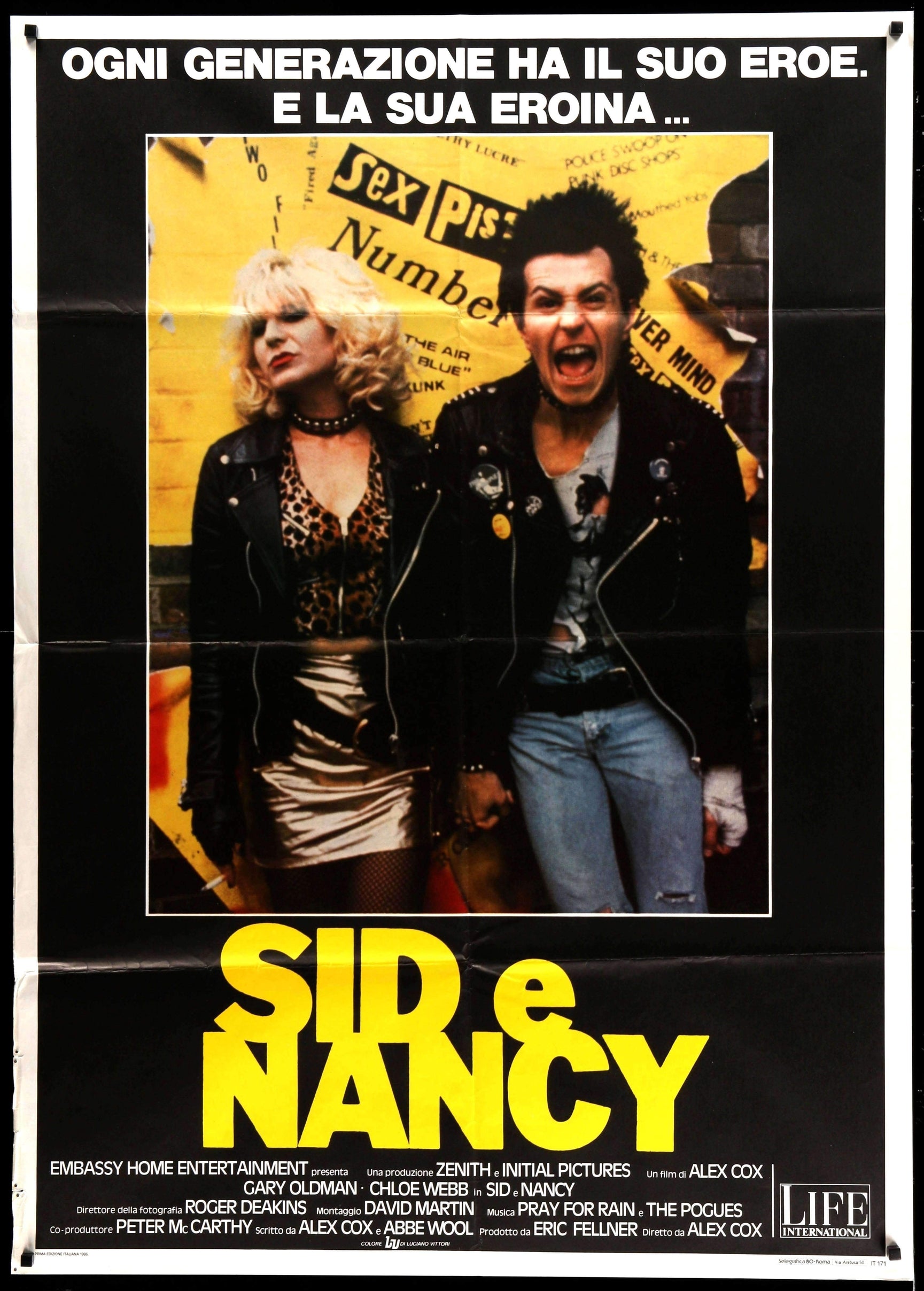 Sid and Nancy (1986) original movie poster for sale at Originalfilmart
