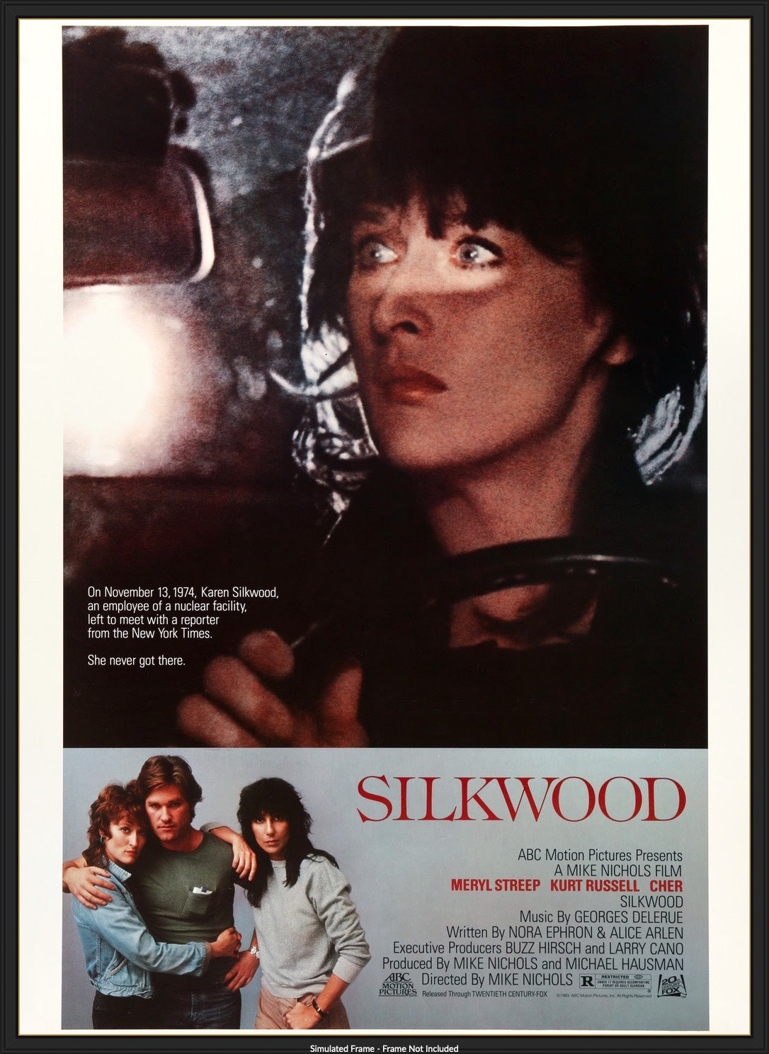 Silkwood (1983) original movie poster for sale at Originalfilmart