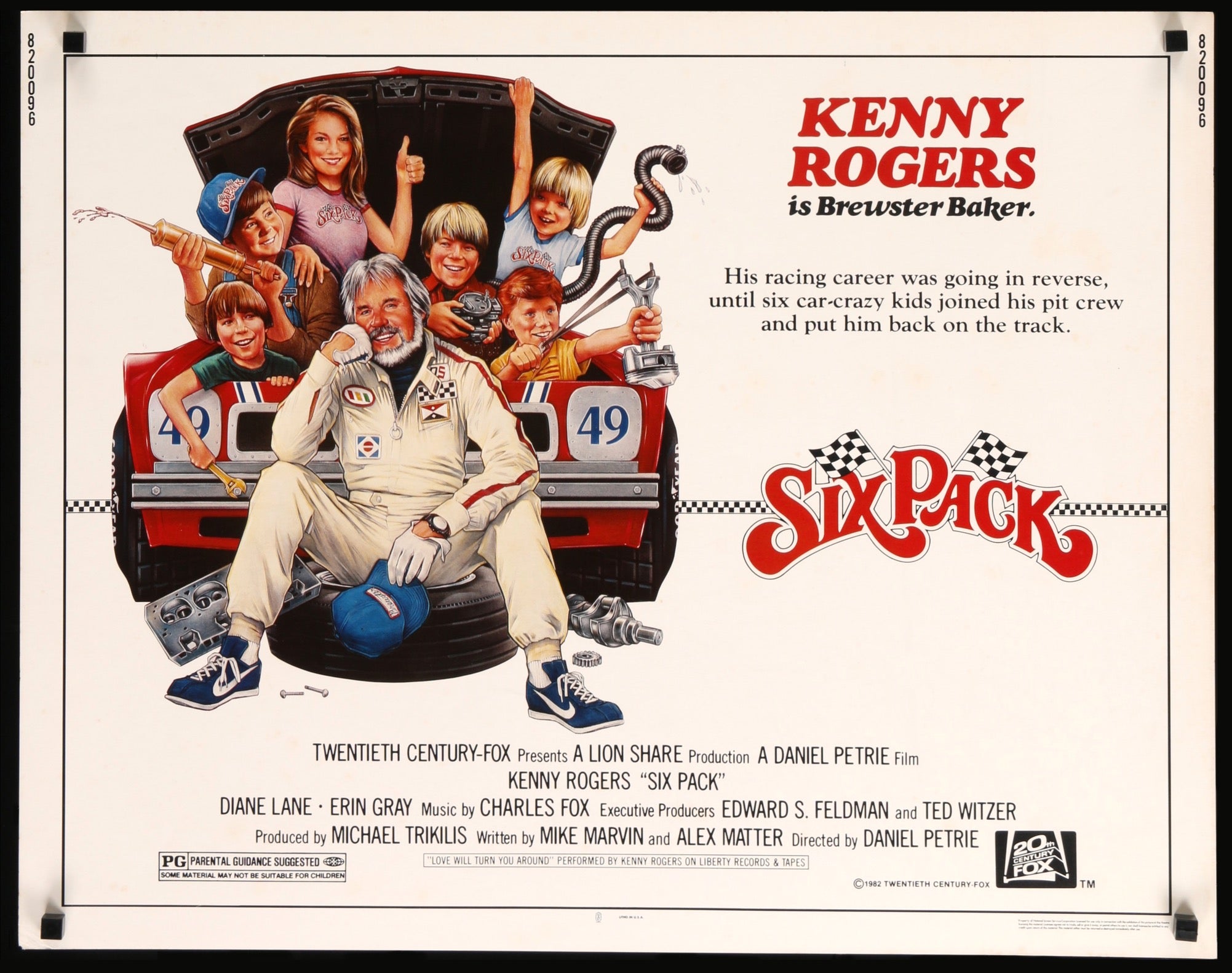 Six Pack (1982) original movie poster for sale at Originalfilmart