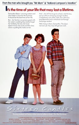 Sixteen Candles (1984) original movie poster for sale at Originalfilmart