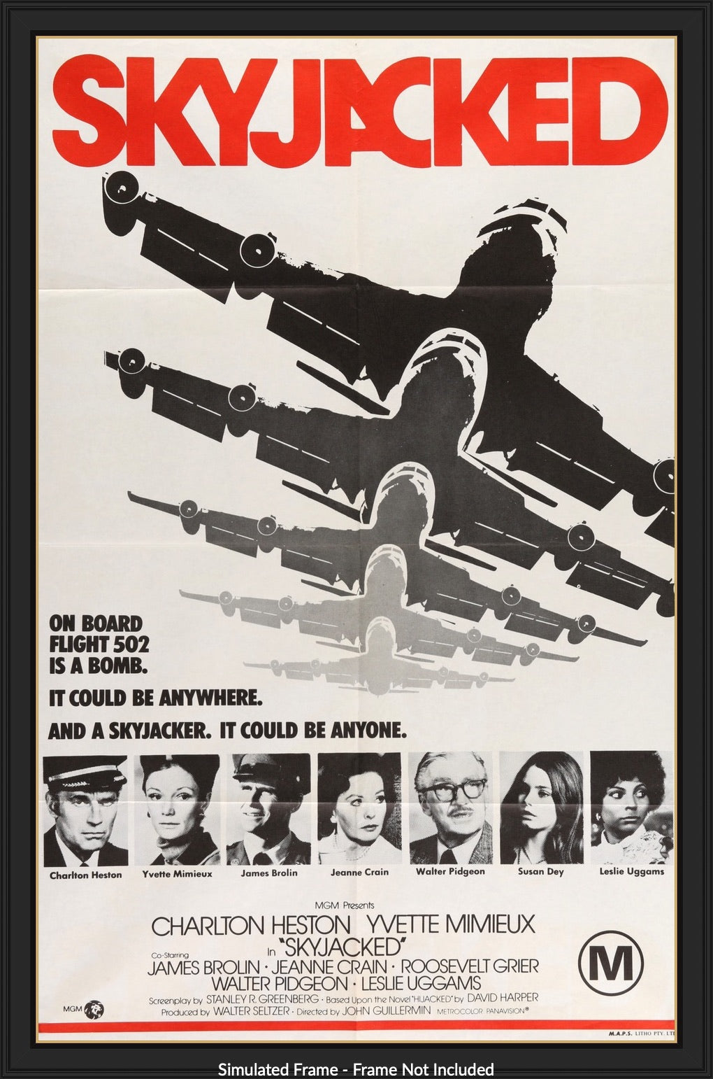 Skyjacked (1972) original movie poster for sale at Originalfilmart
