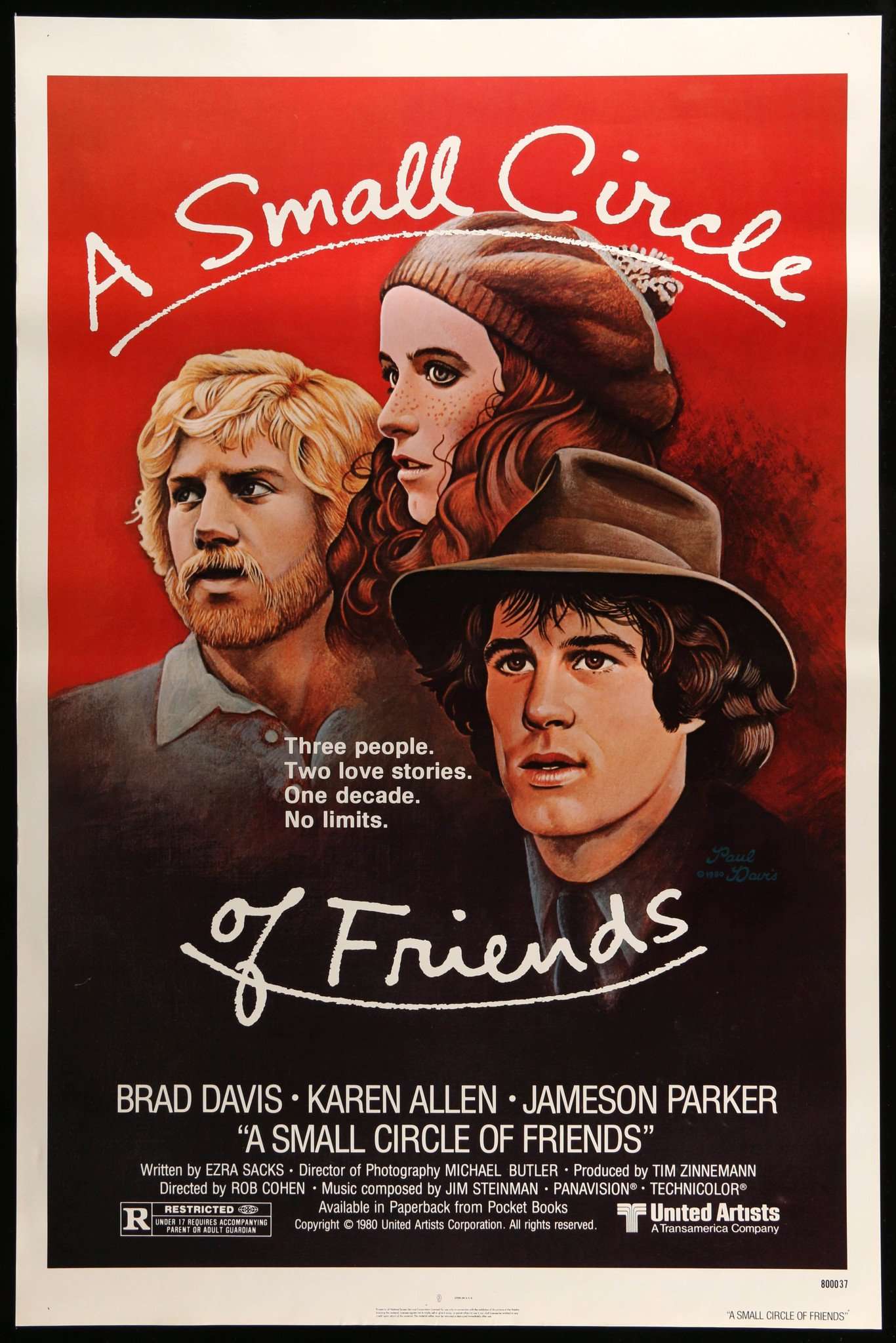 Small Circle of Friends (1980) original movie poster for sale at Originalfilmart