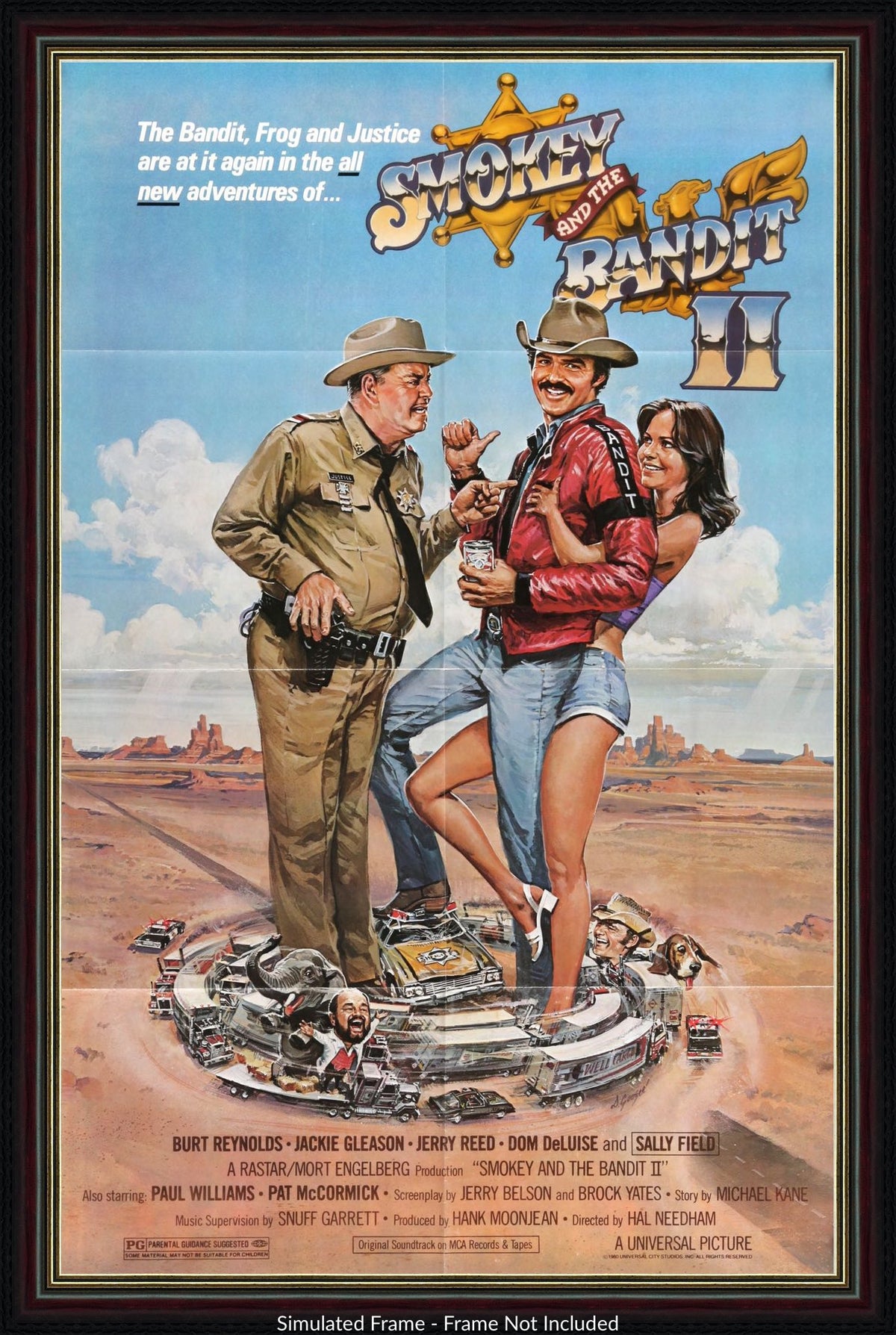 Smokey and the Bandit II (1980) original movie poster for sale at Originalfilmart