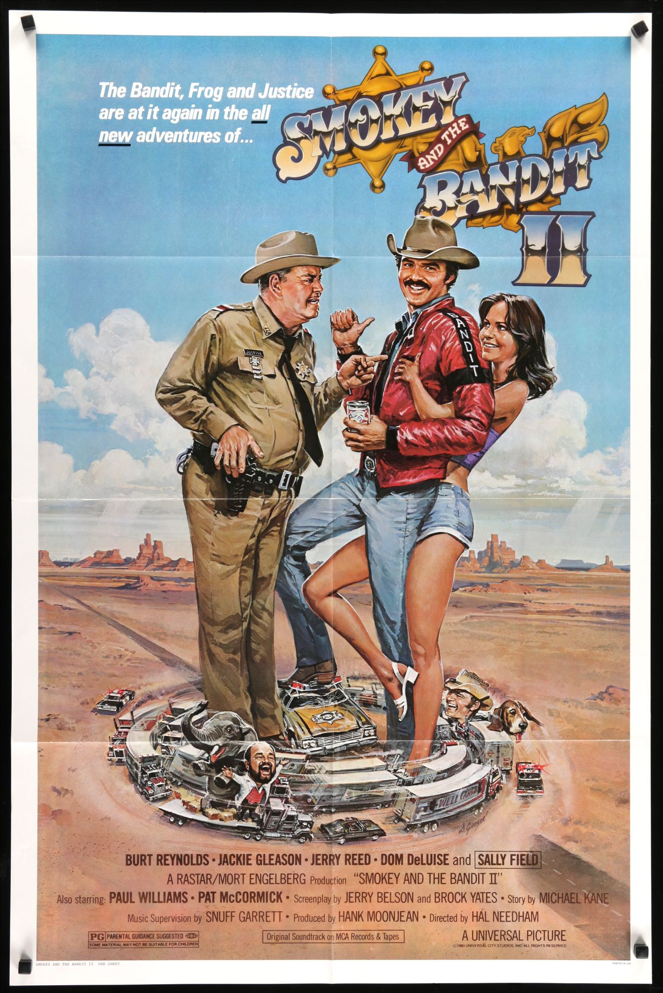 Smokey and the Bandit II (1980) original movie poster for sale at Originalfilmart