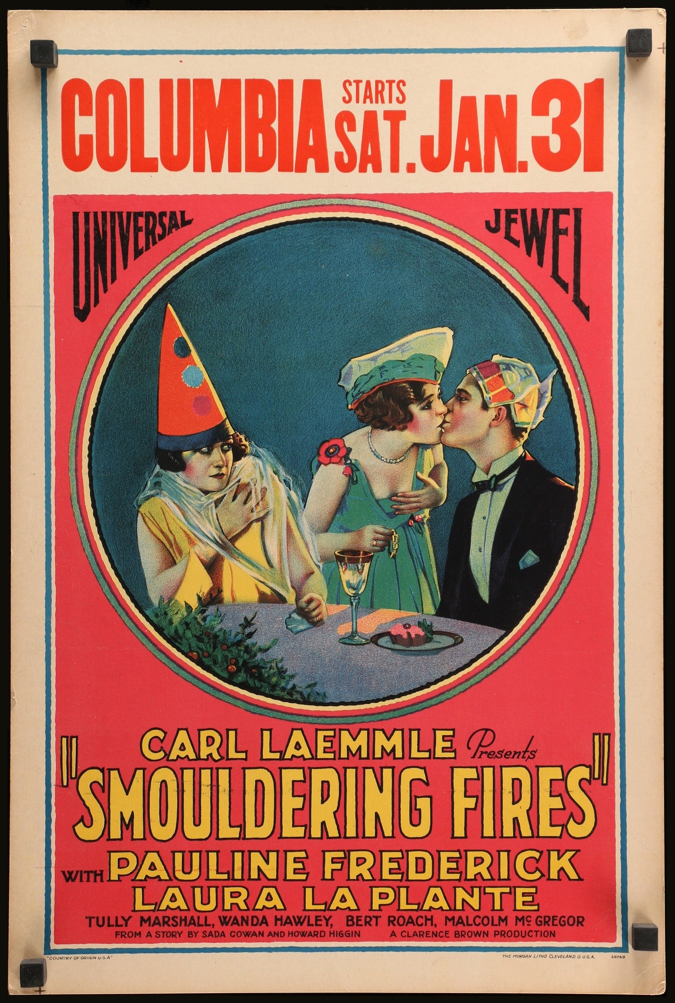 Smouldering Fires (1925) original movie poster for sale at Originalfilmart