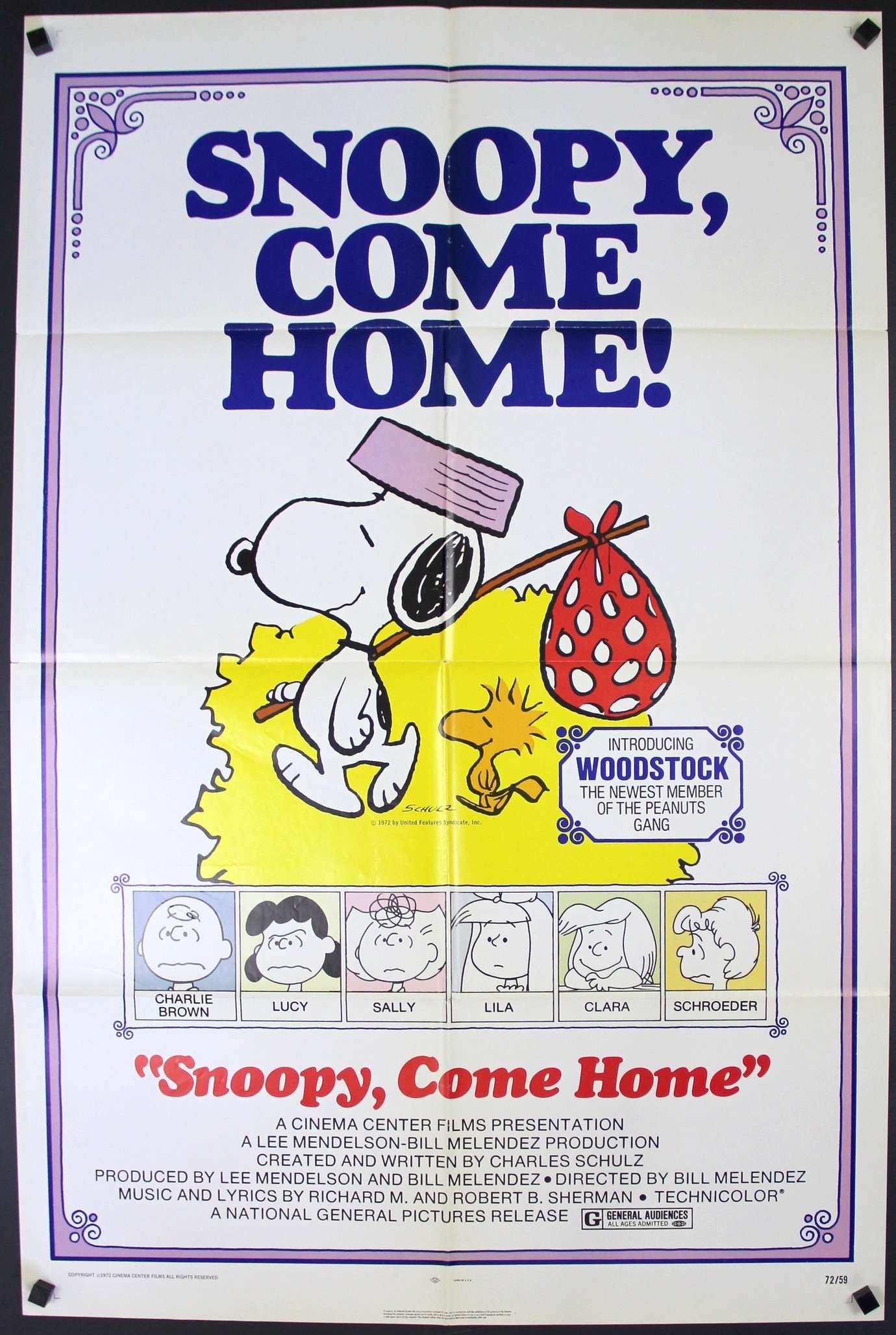 Snoopy Come Home (1972) original movie poster for sale at Originalfilmart
