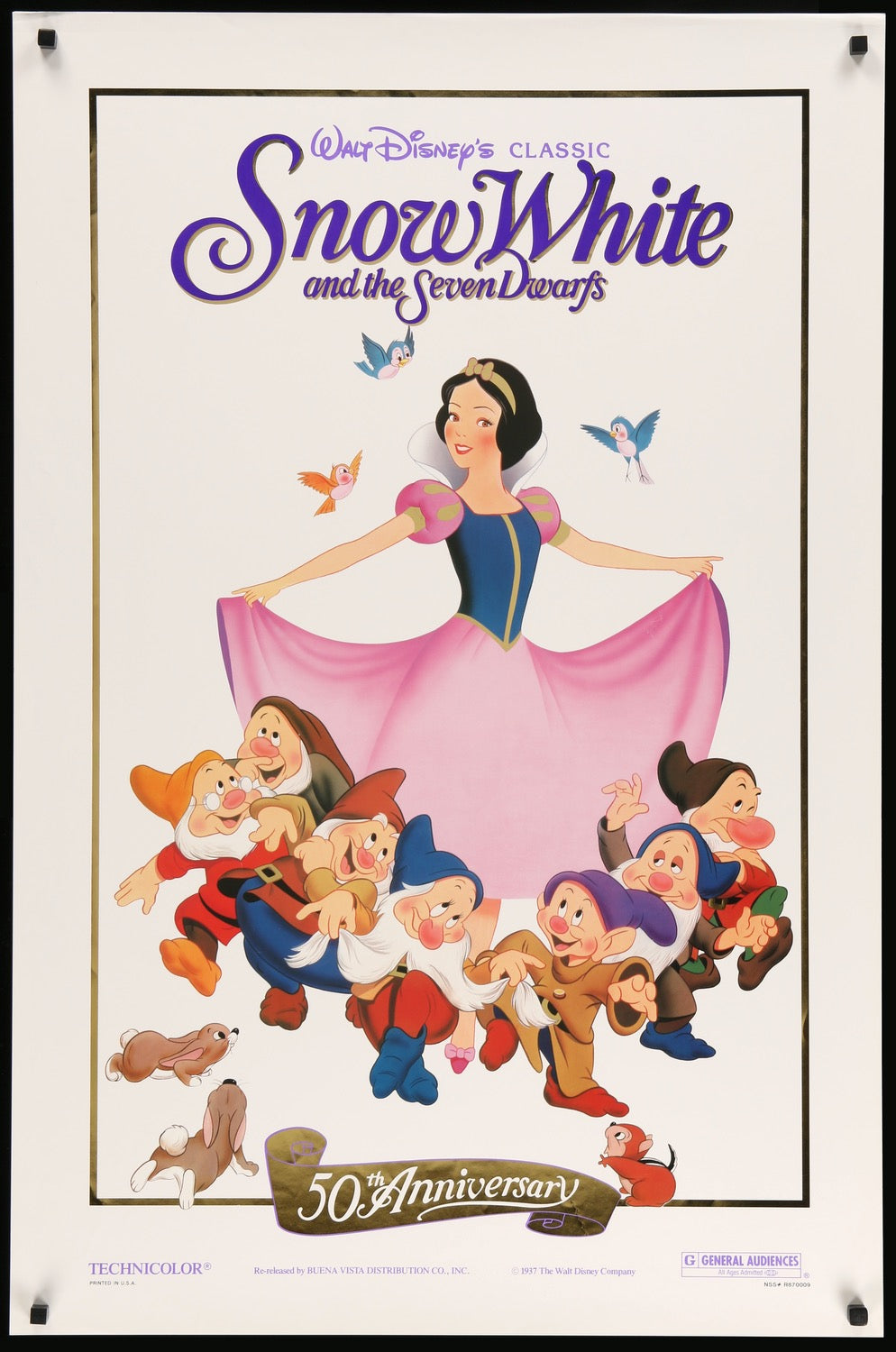 Snow White and the Seven Dwarfs (1937) original movie poster for sale at Originalfilmart