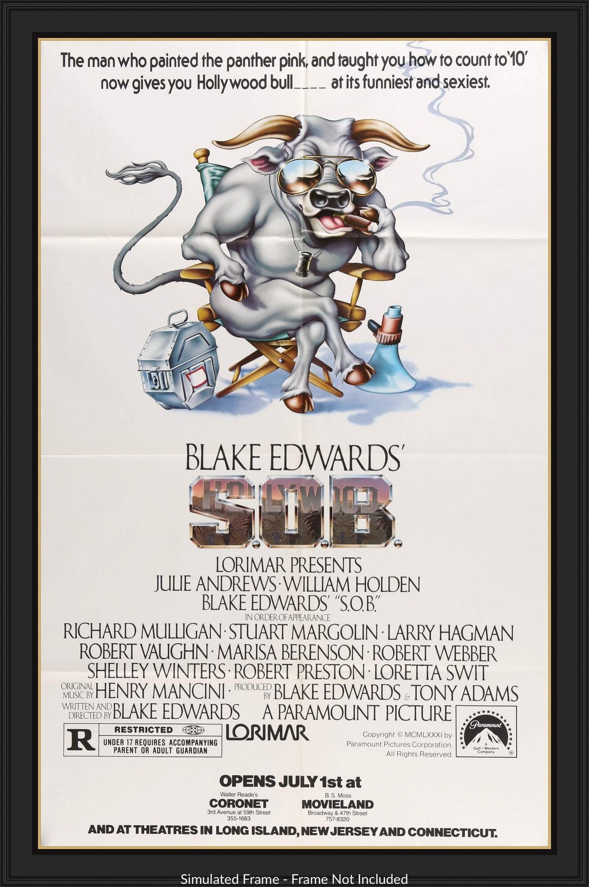 S.O.B. (1981) original movie poster for sale at Originalfilmart
