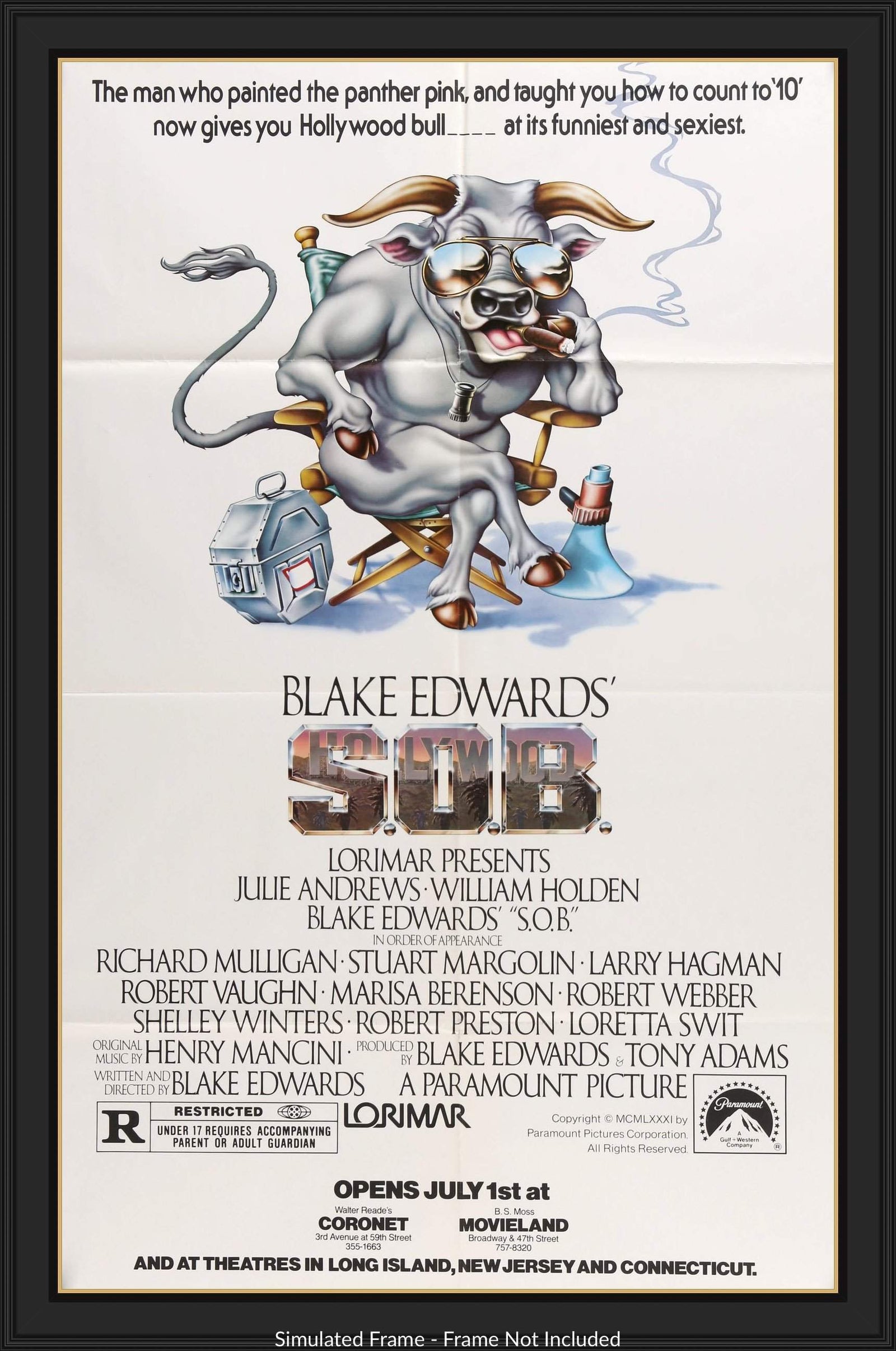 S.O.B. (1981) original movie poster for sale at Originalfilmart