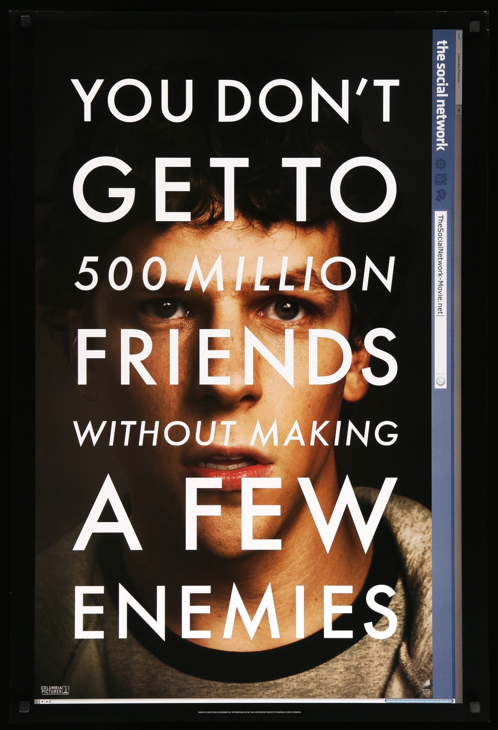 Social Network (2010) original movie poster for sale at Originalfilmart