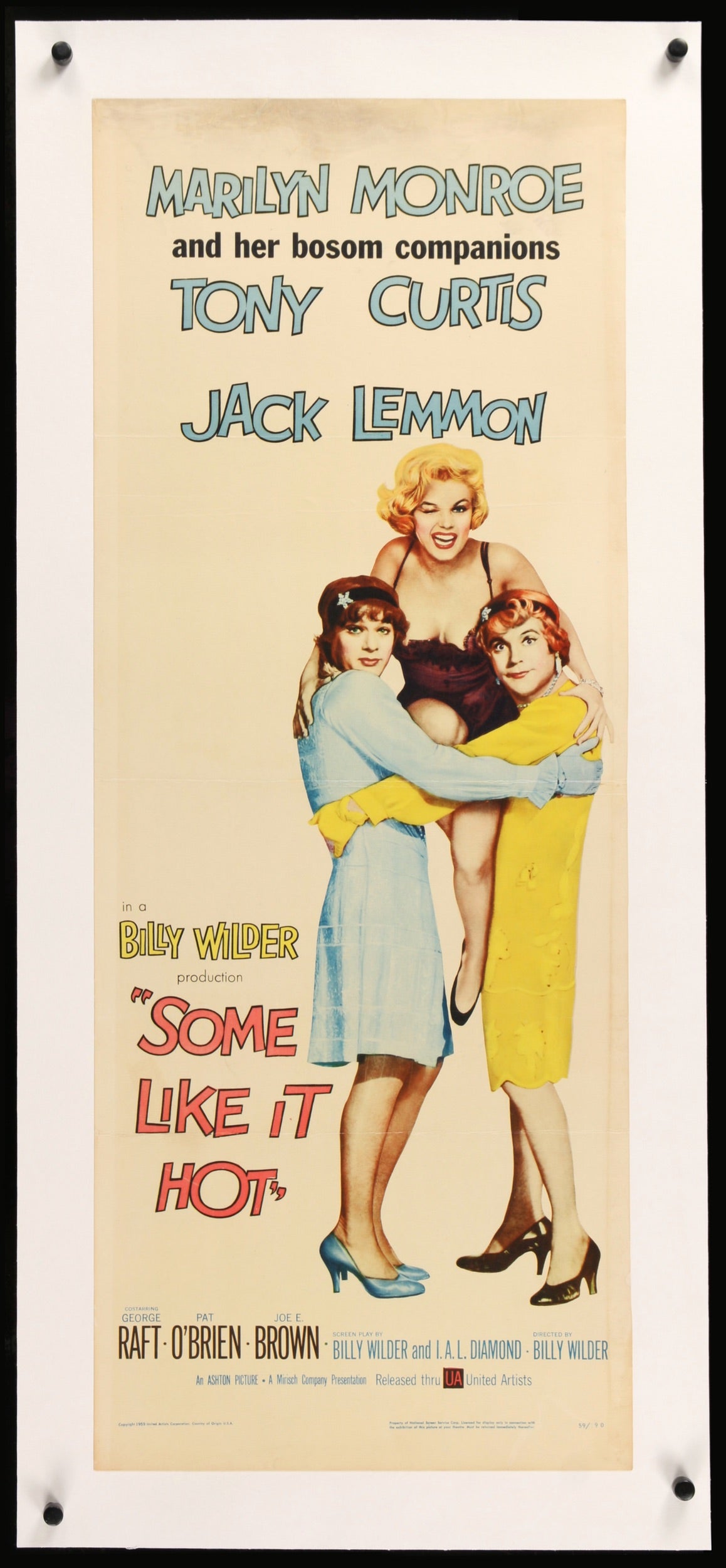 Some Like It Hot (1959) original movie poster for sale at Originalfilmart