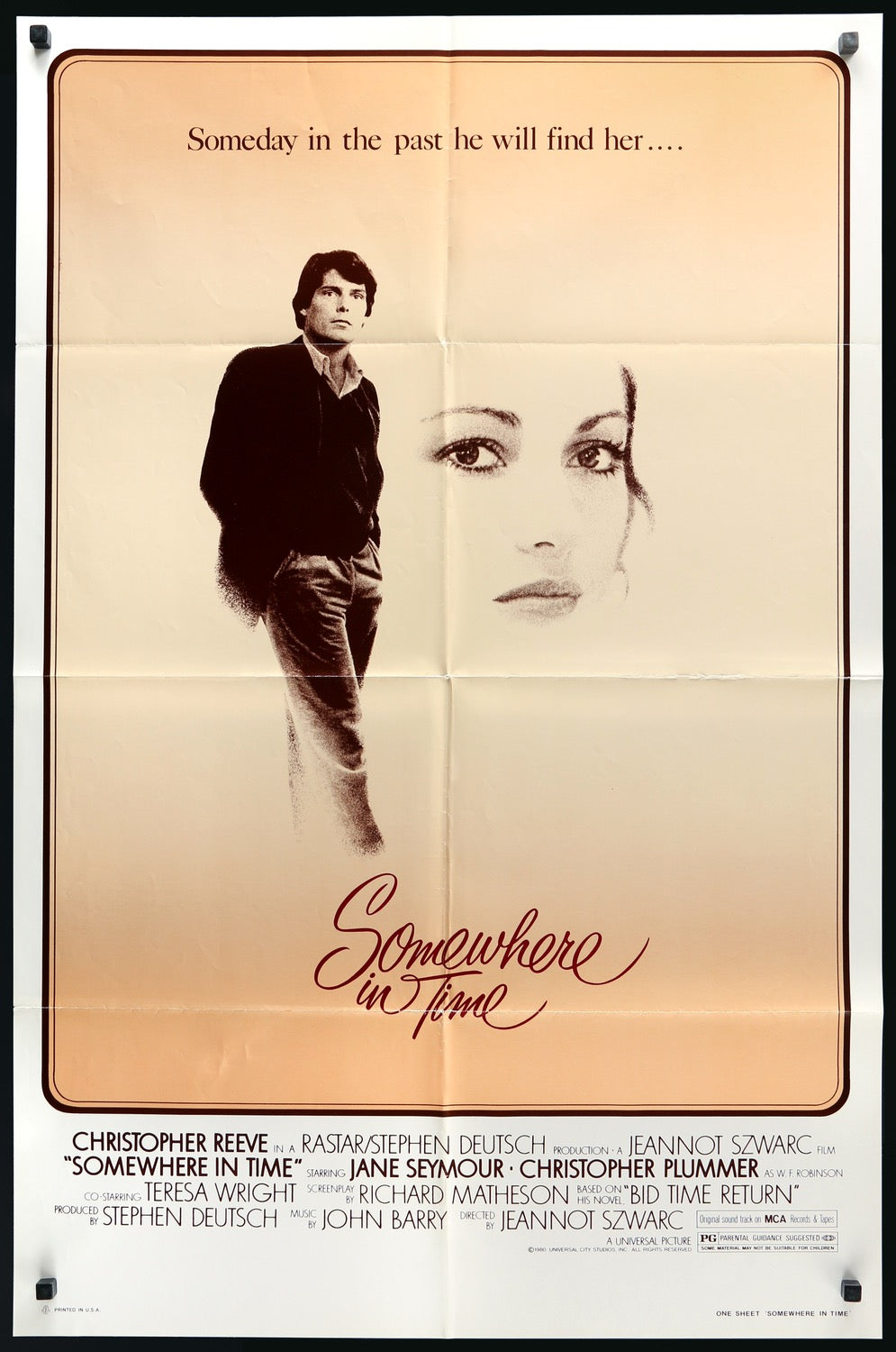 Somewhere in Time (1980) original movie poster for sale at Originalfilmart