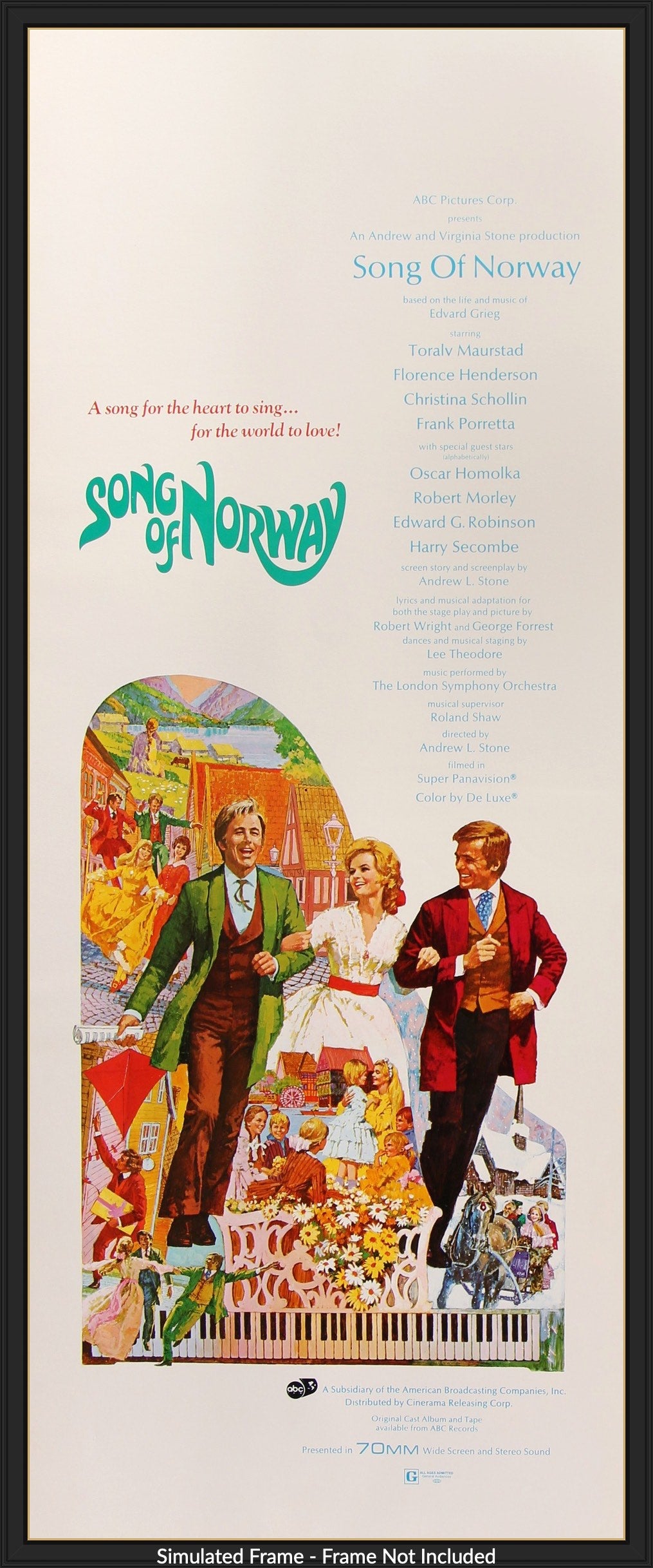 Song of Norway (1970) original movie poster for sale at Originalfilmart