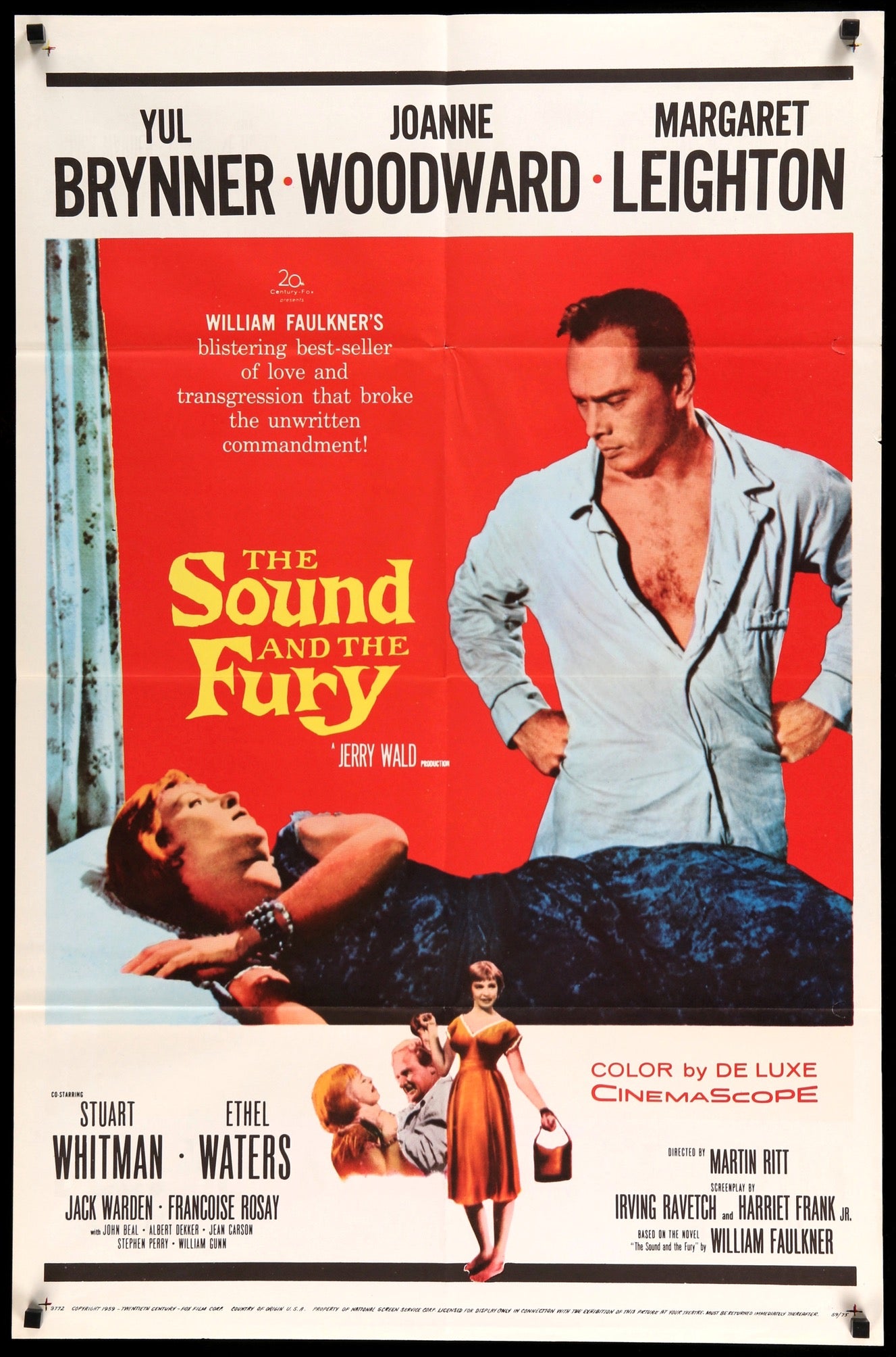 Sound and the Fury (1959) original movie poster for sale at Originalfilmart