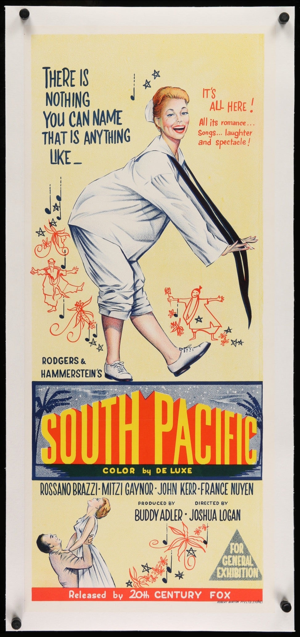 South Pacific (1958) original movie poster for sale at Originalfilmart