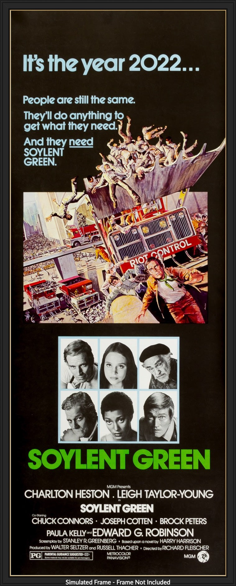 Soylent Green (1973) original movie poster for sale at Originalfilmart