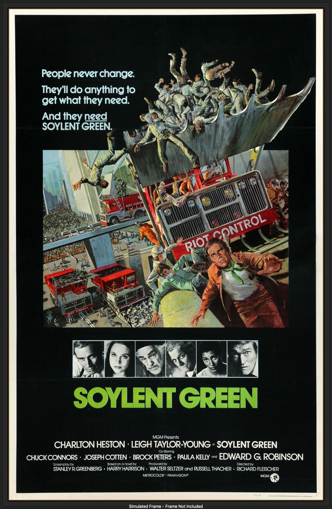 Soylent Green (1973) original movie poster for sale at Originalfilmart