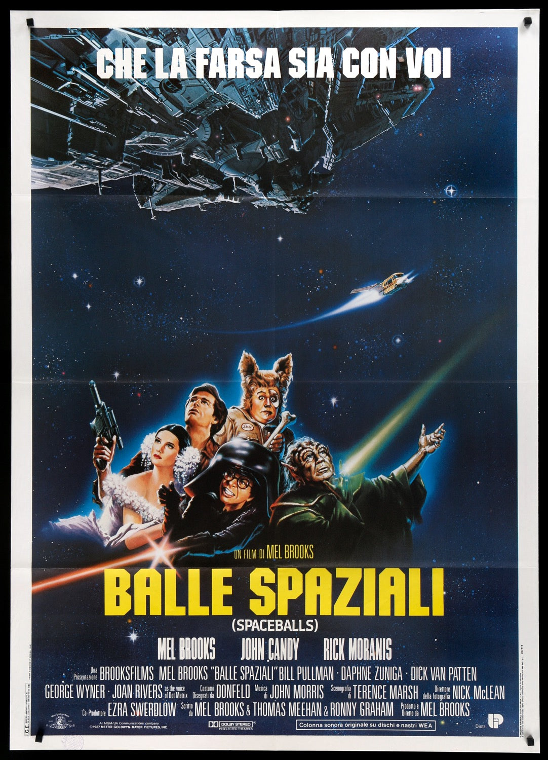 Spaceballs (1987) original movie poster for sale at Originalfilmart