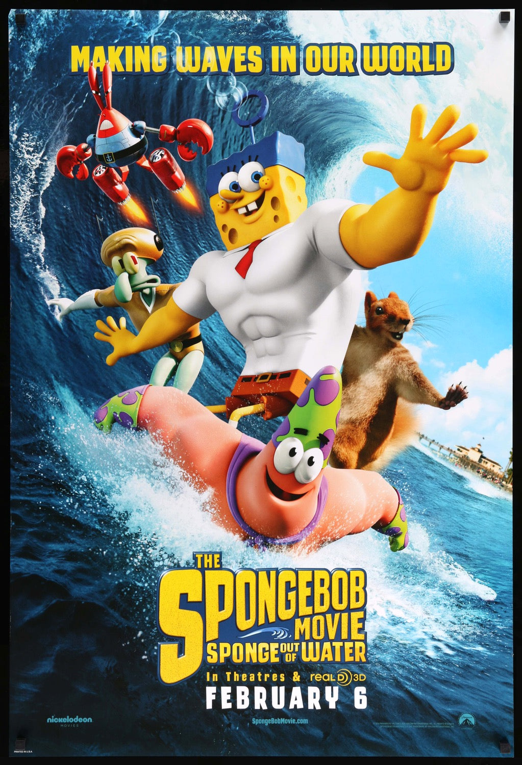 Spongebob Movie: Sponge Out of Water (2015) original movie poster for sale at Originalfilmart
