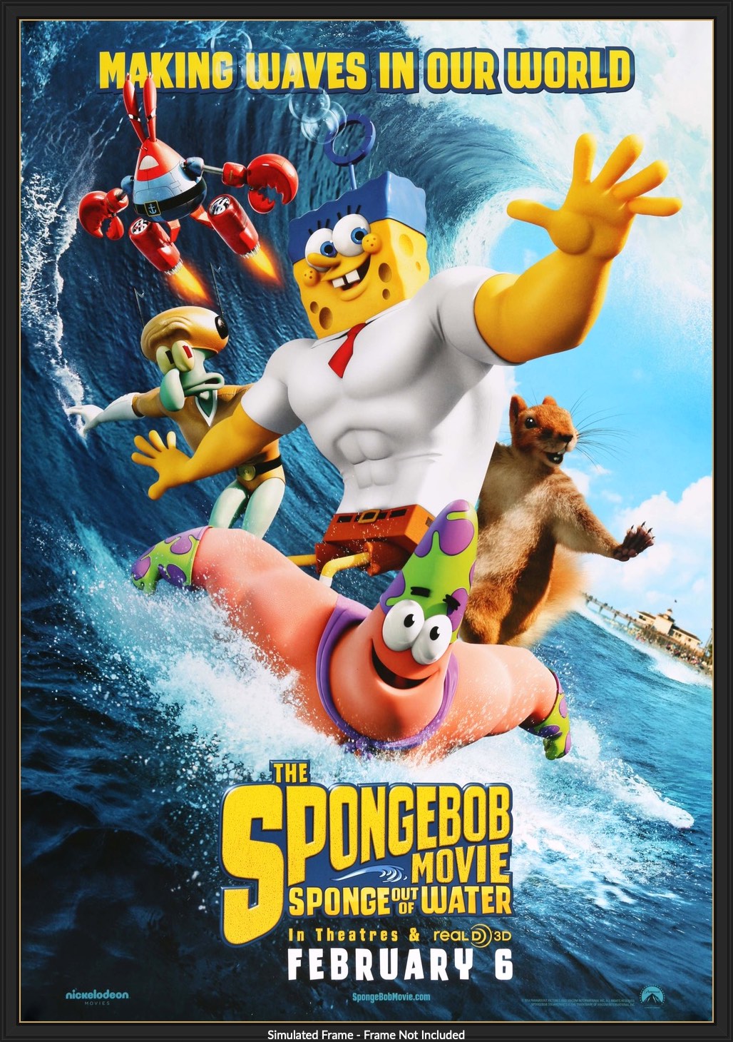Spongebob Movie: Sponge Out of Water (2015) original movie poster for sale at Originalfilmart