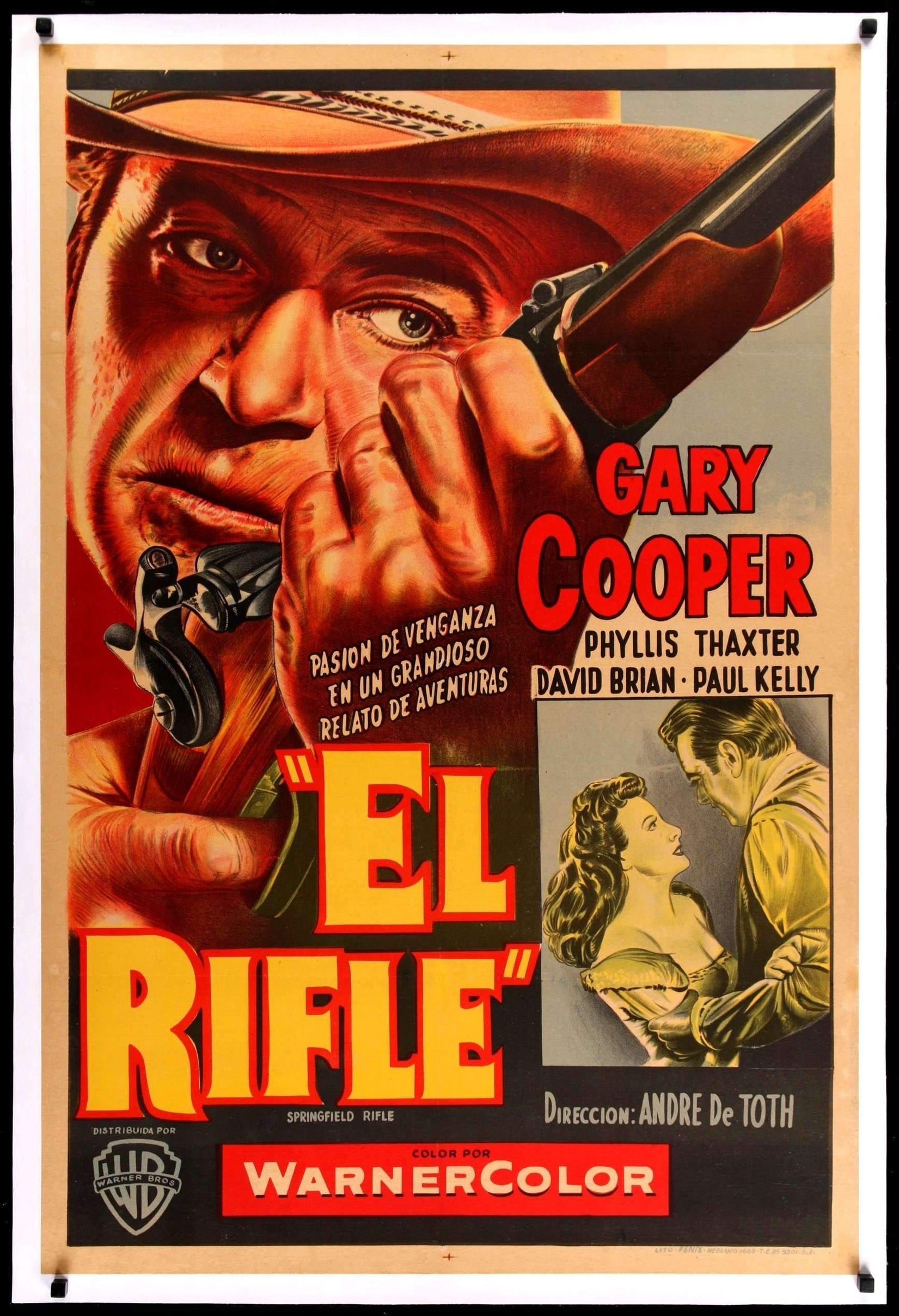 Springfield Rifle (1952) original movie poster for sale at Originalfilmart