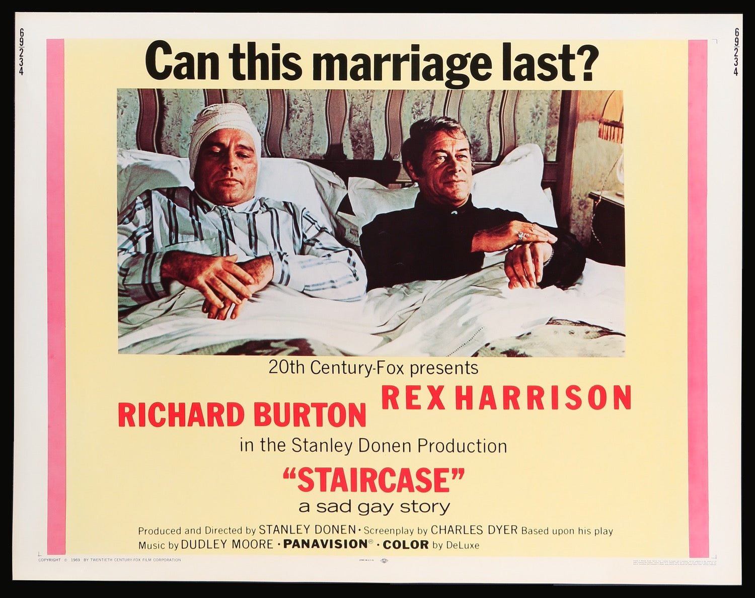Staircase (1969) original movie poster for sale at Originalfilmart