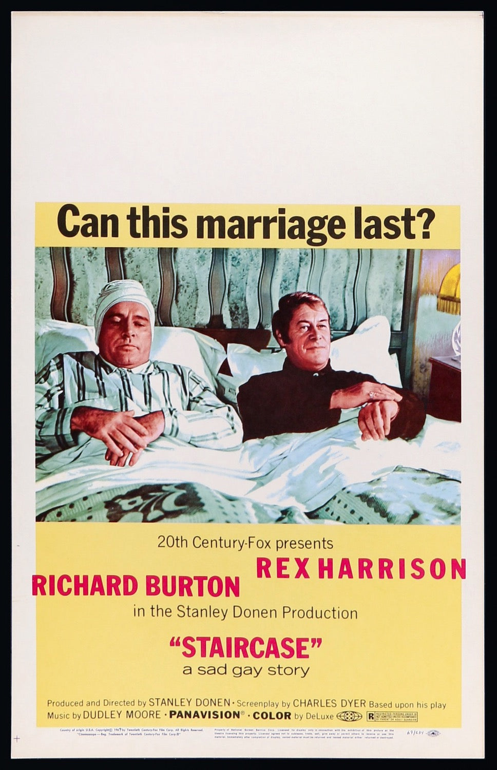 Staircase (1969) original movie poster for sale at Originalfilmart
