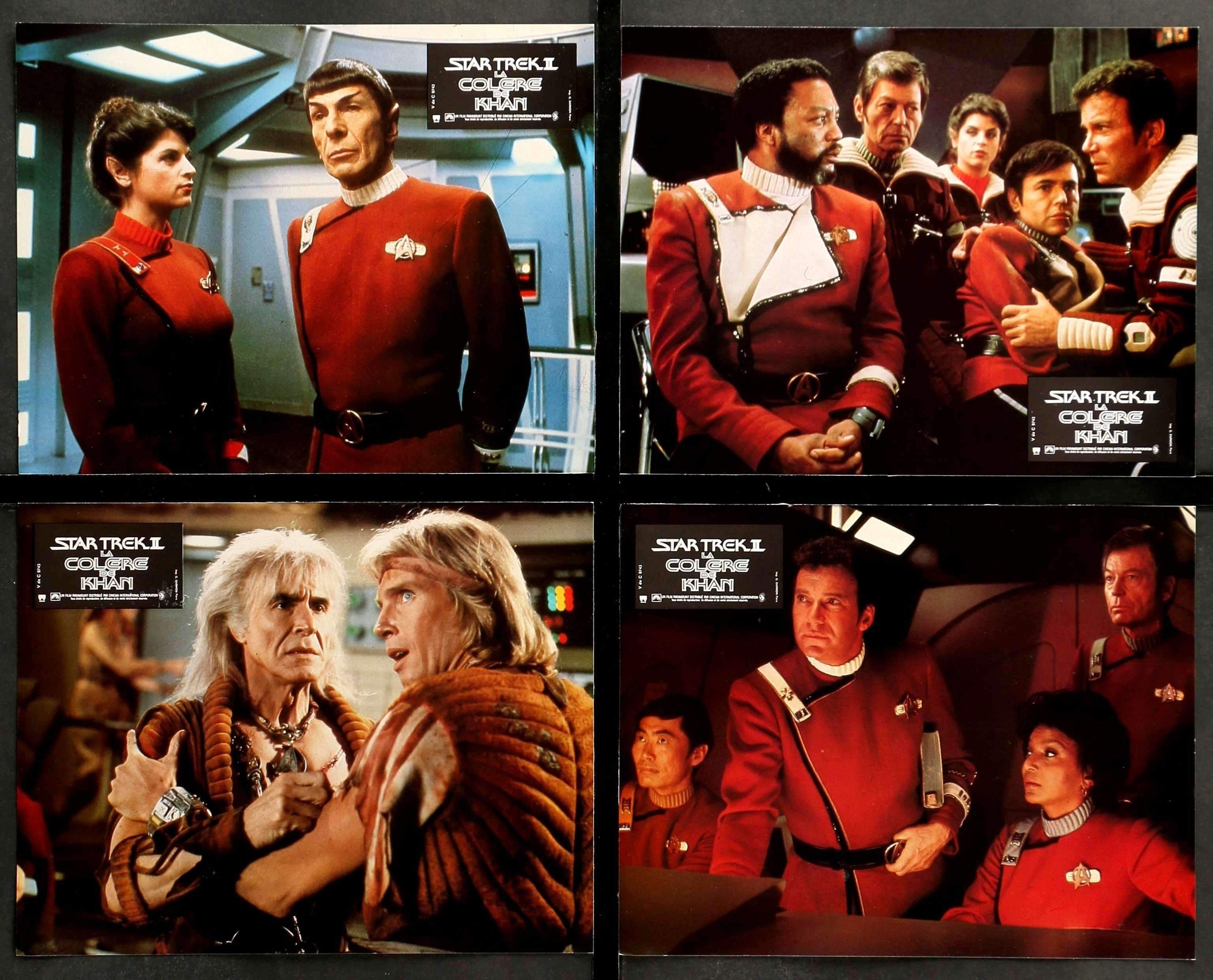 Star Trek II: The Wrath of Khan (1982) Lobby Cards - Set of 10 original movie poster for sale at Originalfilmart