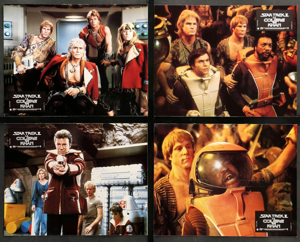 Star Trek II: The Wrath of Khan (1982) Lobby Cards - Set of 10 original movie poster for sale at Originalfilmart