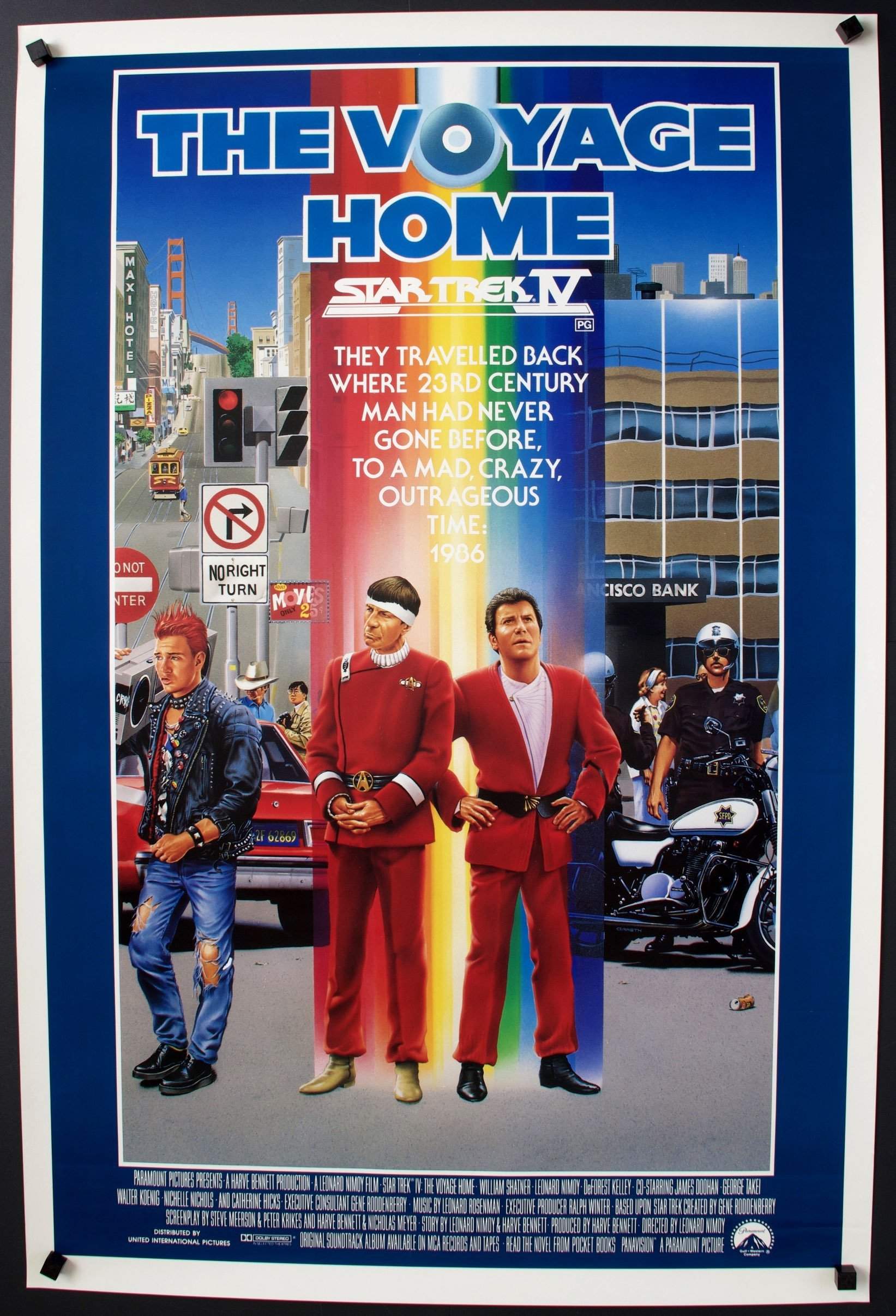 Star Trek IV: The Voyage Home (1986) original movie poster for sale at Originalfilmart