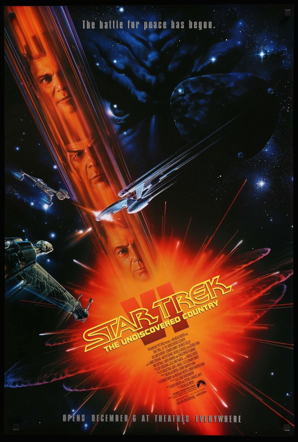 Star Trek VI: The Undiscovered Country (1991) original movie poster for sale at Originalfilmart