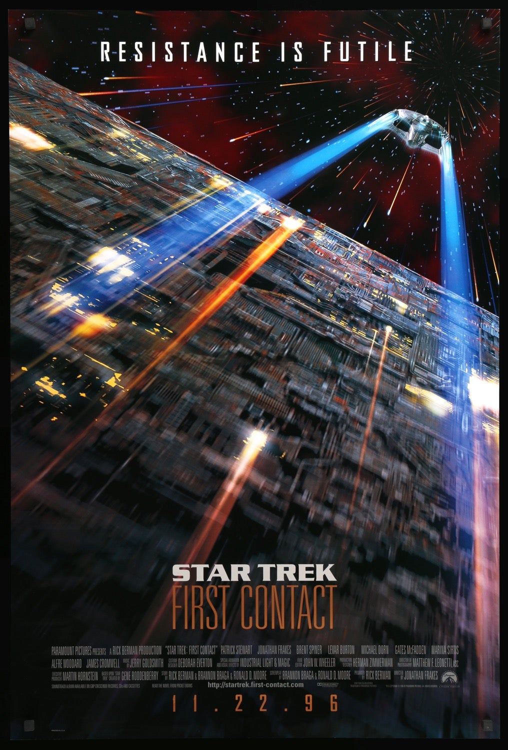 Star Trek: First Contact (1996) original movie poster for sale at Originalfilmart