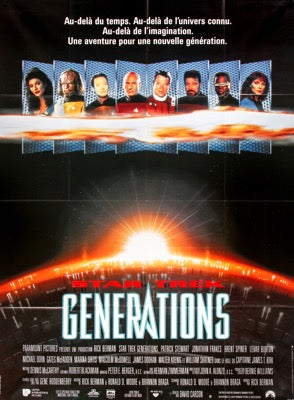 Star Trek: Generations (1994) original movie poster for sale at Originalfilmart