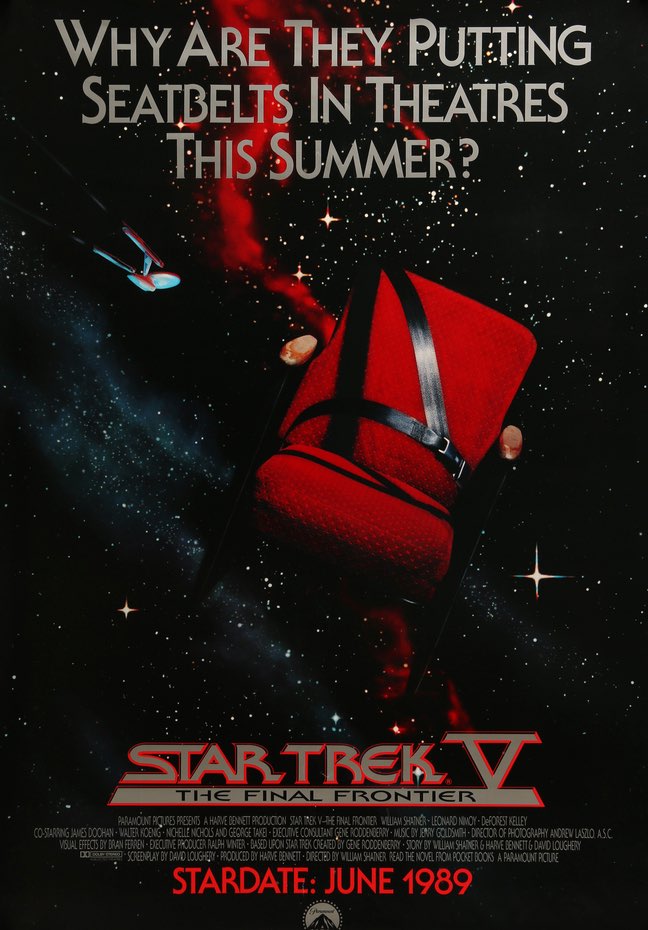 Star Trek V: The Final Frontier (1989) original movie poster for sale at Originalfilmart