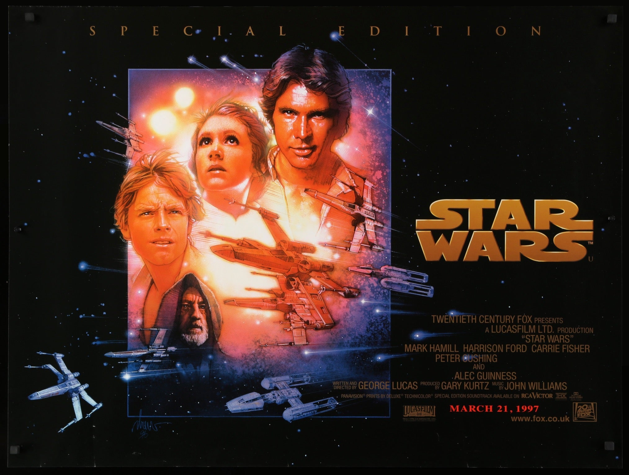 Star Wars (1977) original movie poster for sale at Originalfilmart