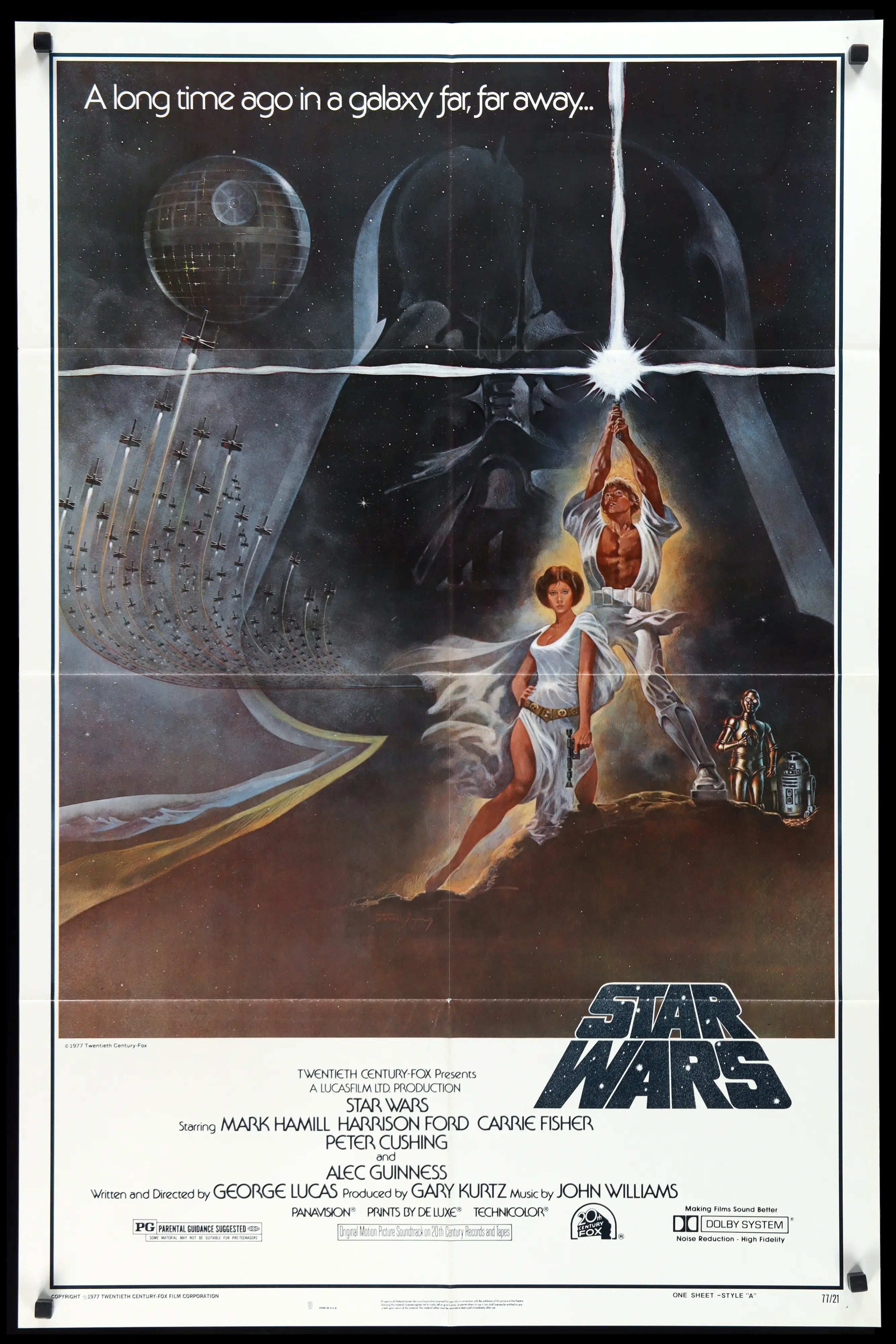 Star Wars (1977) original movie poster for sale at Originalfilmart