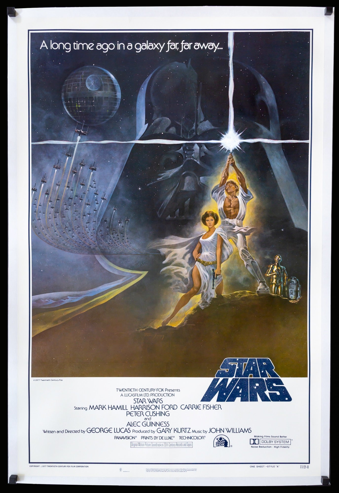 Star Wars (1977) original movie poster for sale at Originalfilmart